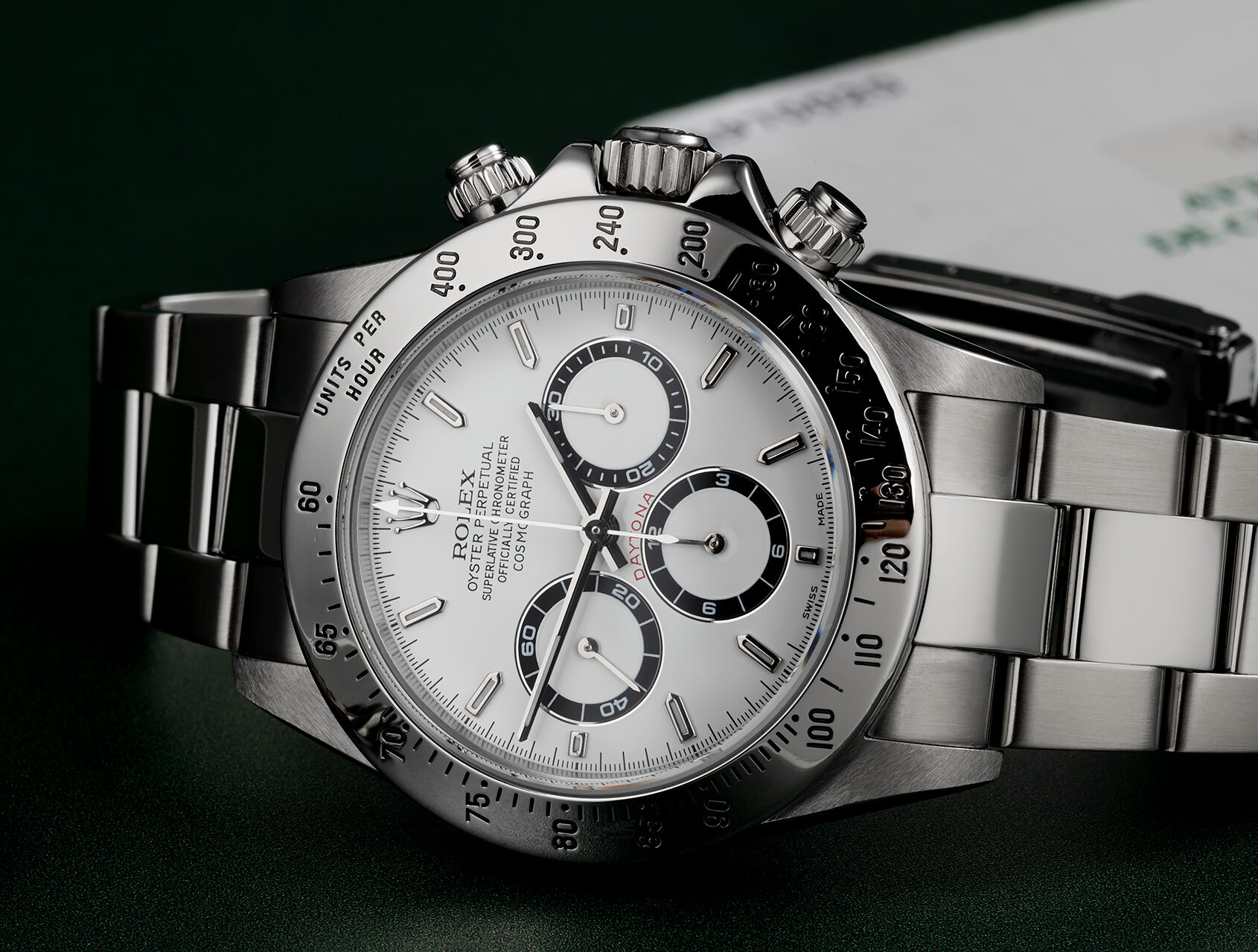 ref 16520 | 16520 - Box & Certificate | Rolex Cosmograph Daytona