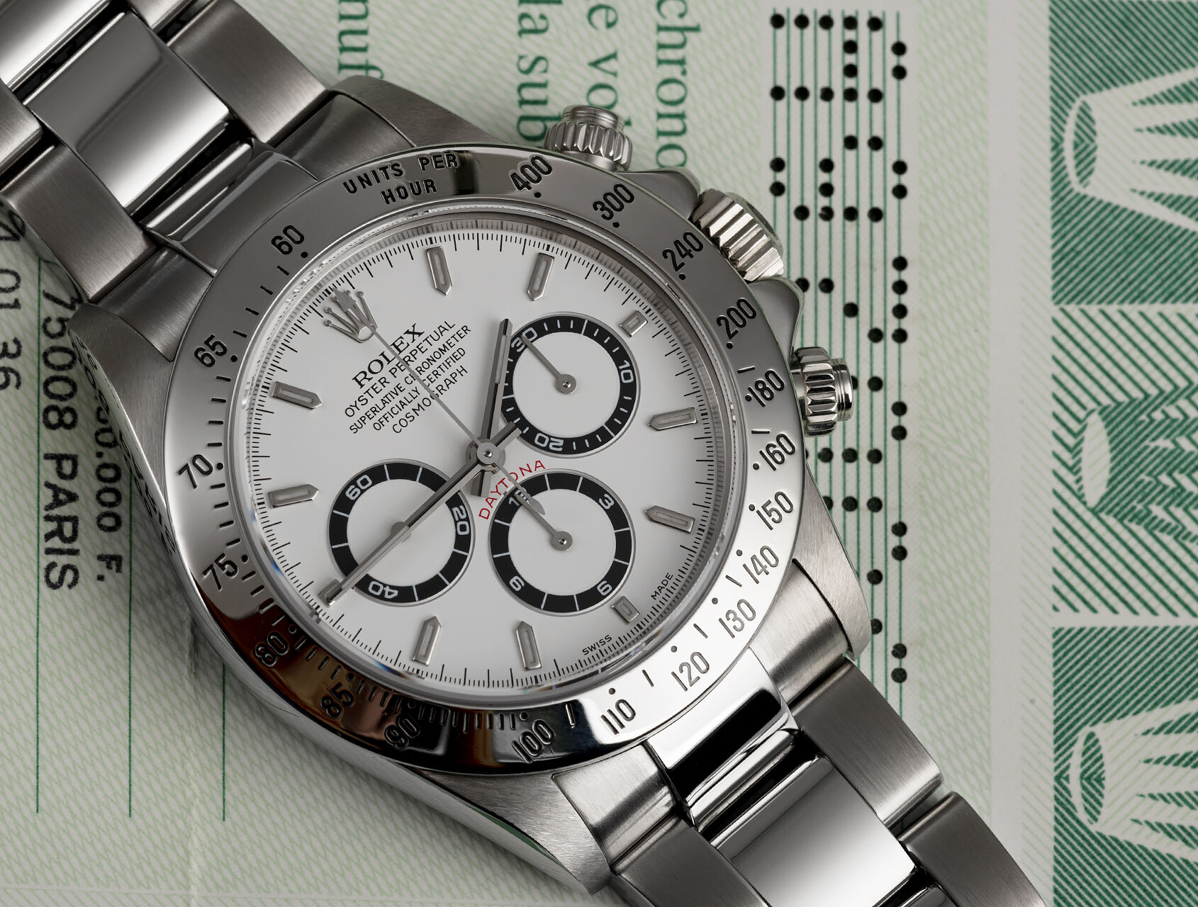 ref 16520 | 16520 - Box & Certificate | Rolex Cosmograph Daytona