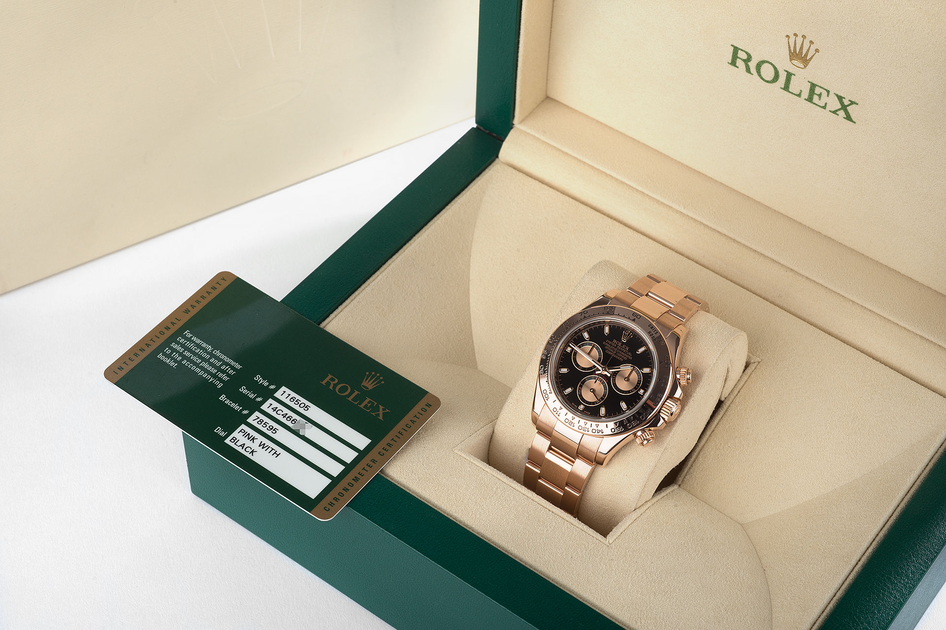 ref 116505 | Box & Papers | Rolex Cosmograph Daytona