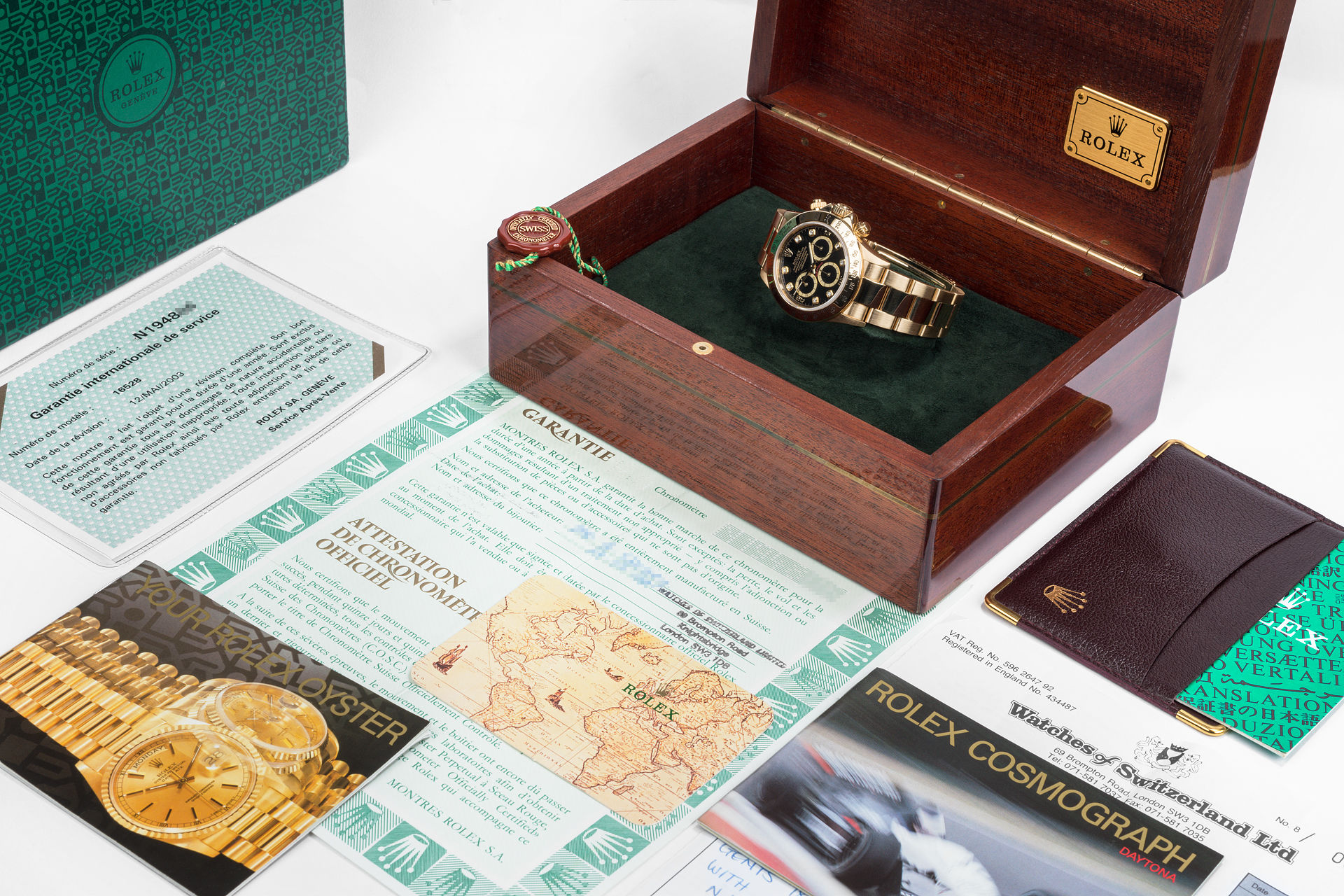 ref 16528 | 18ct Gold Mark IIl 'Full Set' | Rolex Cosmograph Daytona