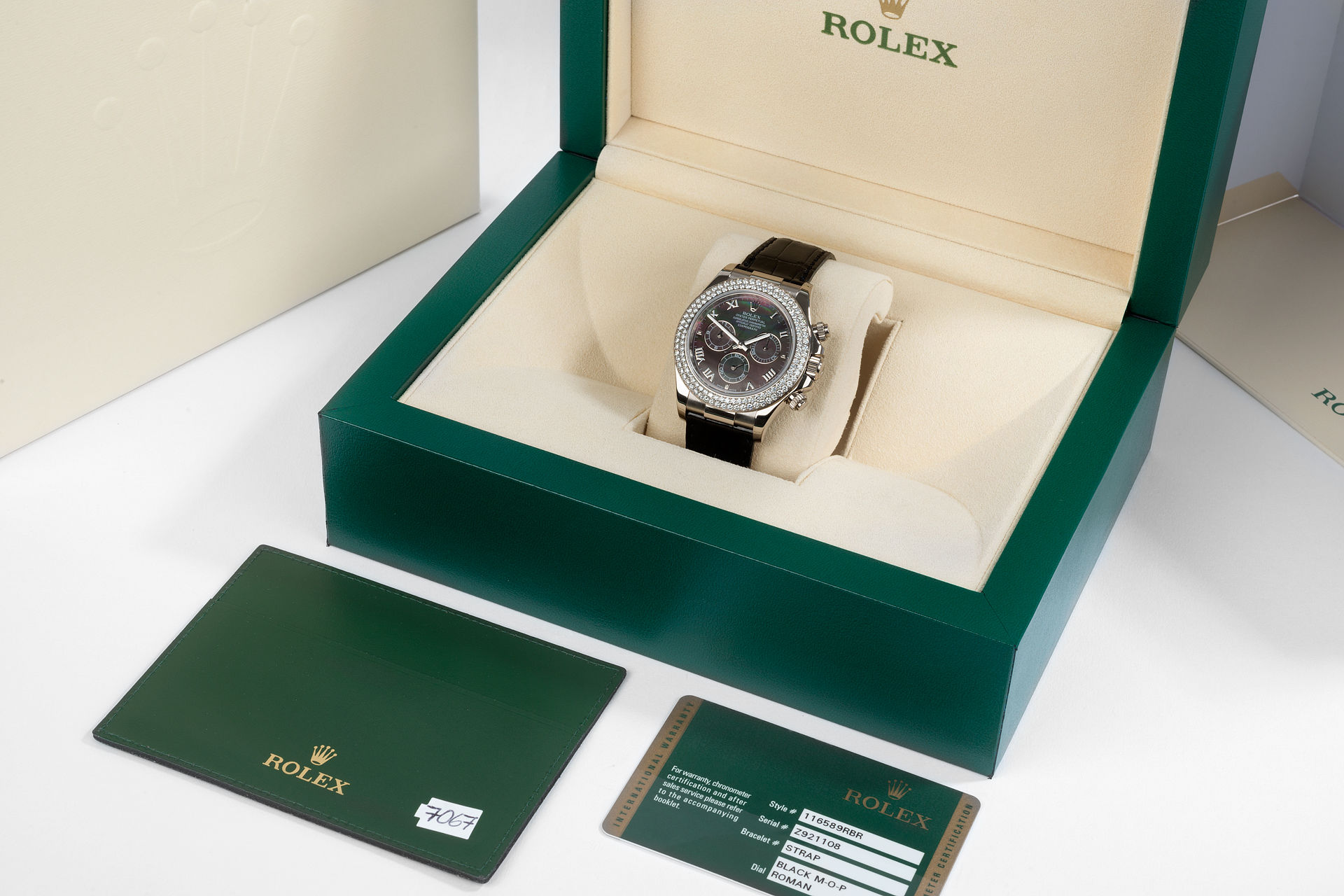 ref 116589RBR | 18ct White Gold 'Diamond Bezel' | Rolex Cosmograph Daytona