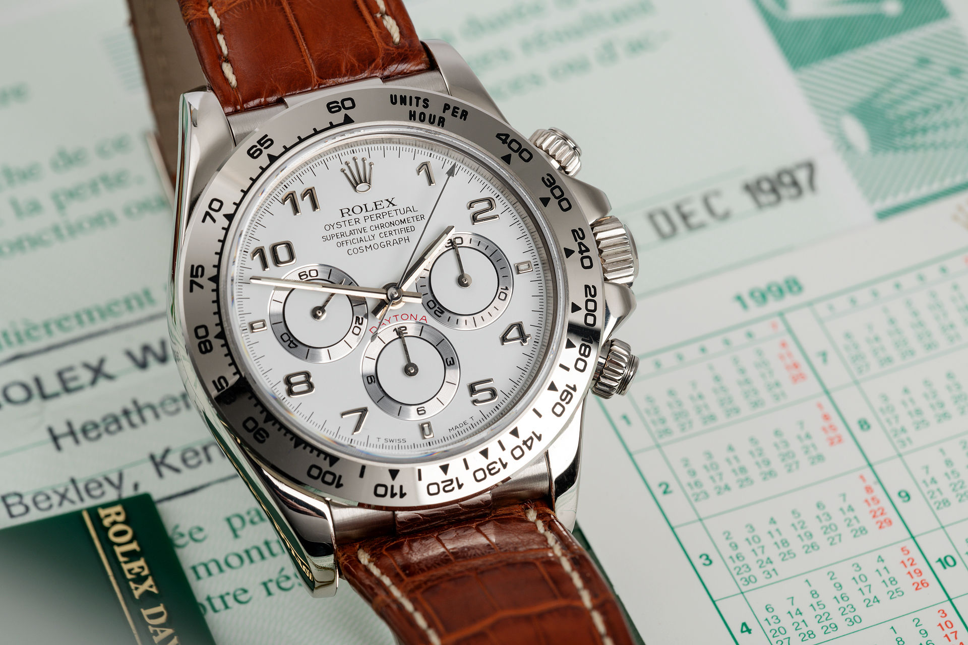 ref 16519 | 18ct White Gold 'Zenith' | Rolex Cosmograph Daytona