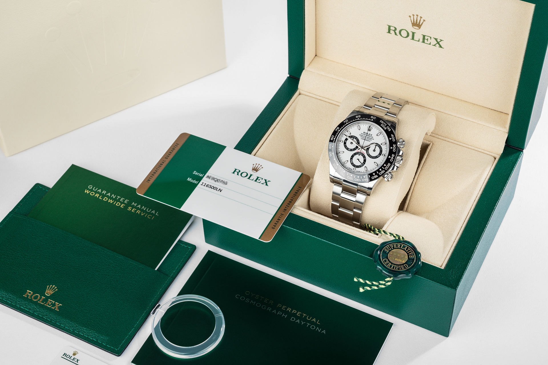 ref 116500LN | Fully Stickered 5 year Warranty | Rolex Cosmograph Daytona