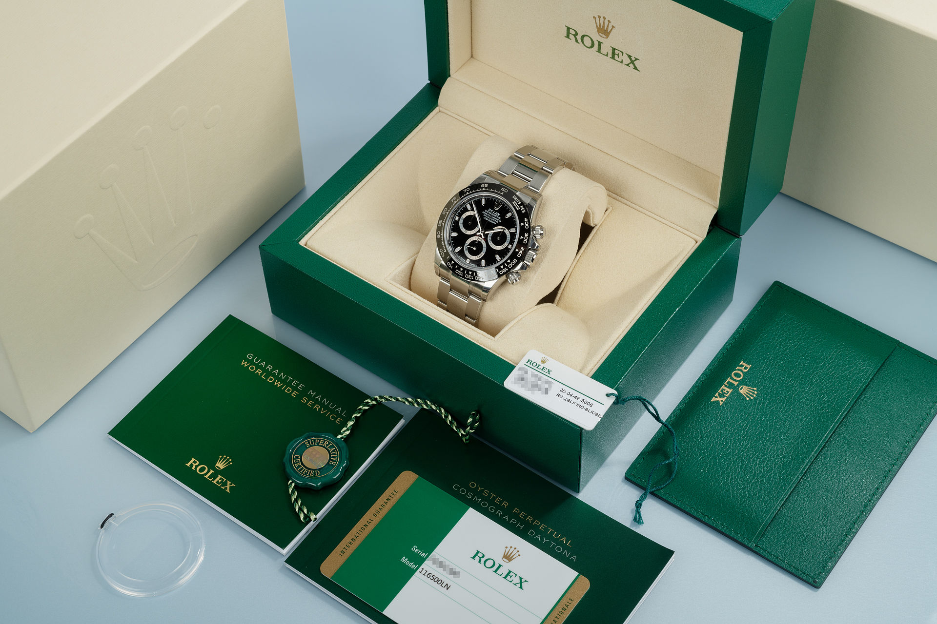 ref 116500LN | 5 Year Warranty 'Cerachrom Bezel' | Rolex Cosmograph Daytona