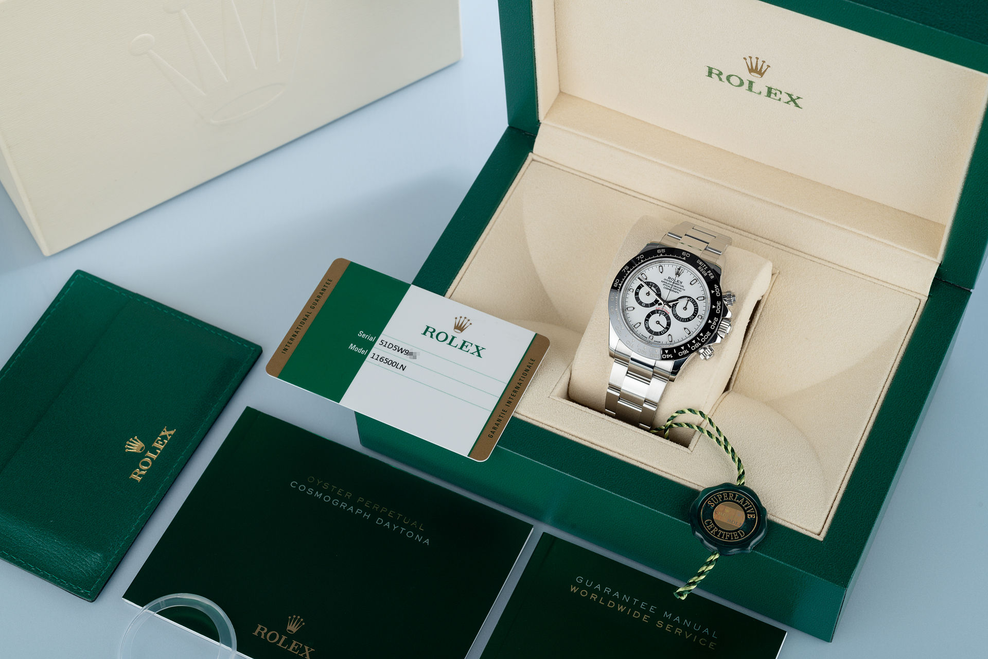 ref 116500LN | 5 Year Warranty 'Full Set' | Rolex Cosmograph Daytona