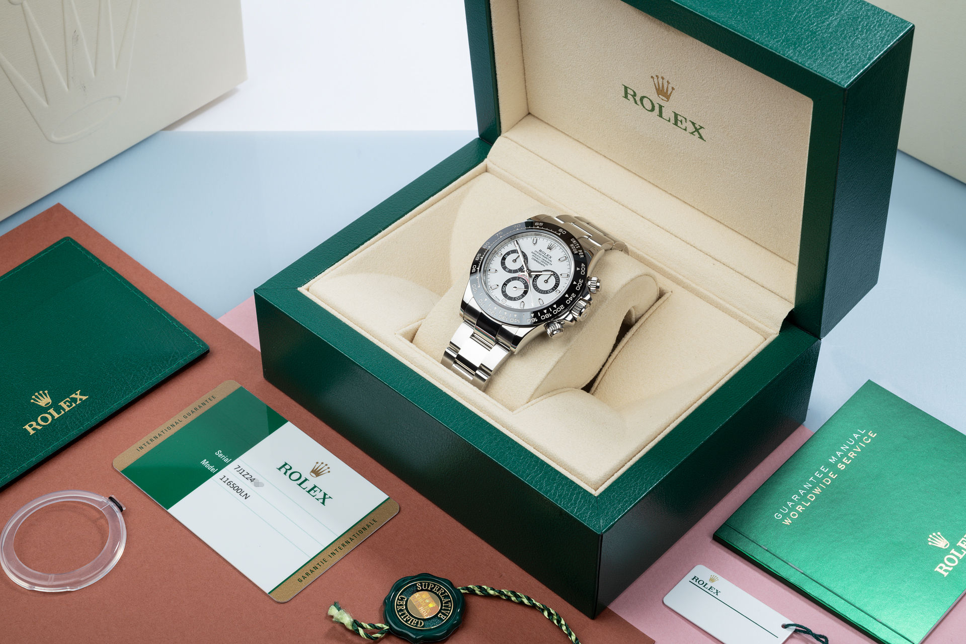 ref 116500LN | 5 Year Warranty 'Full Set' | Rolex Cosmograph Daytona