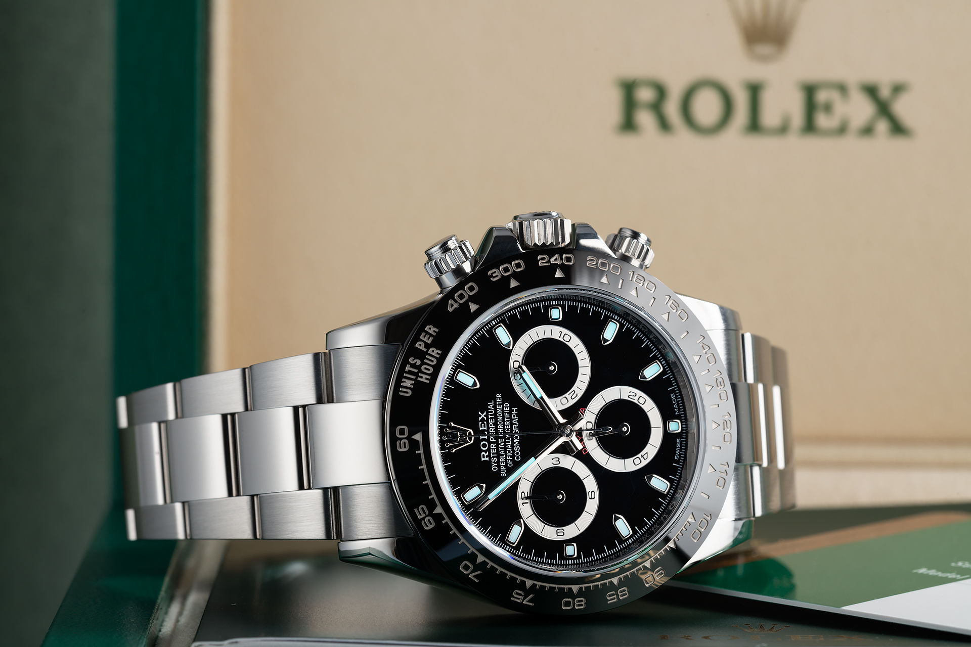 ref 116500LN | 'Cerachrom' 5 Year Warranty | Rolex Cosmograph Daytona