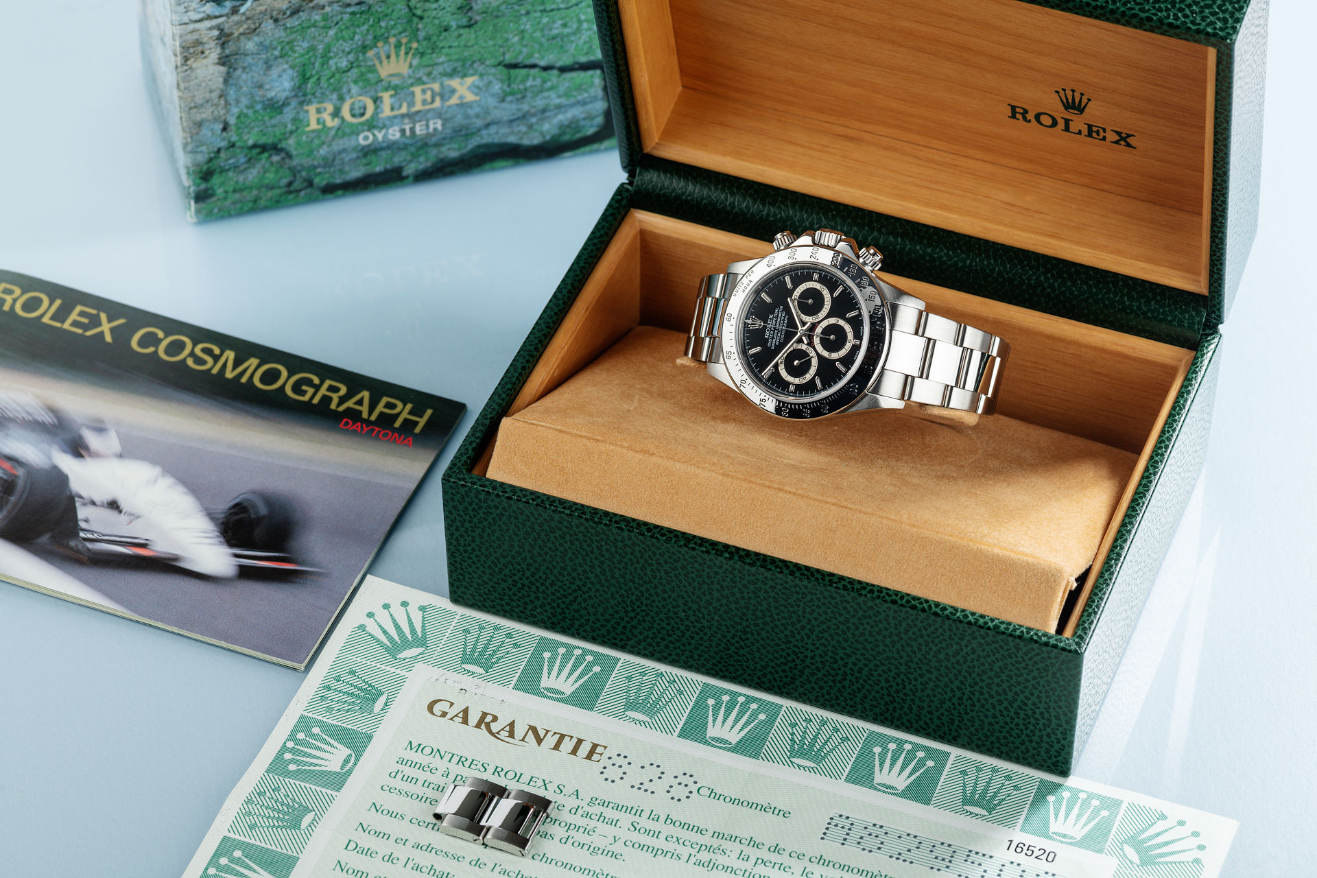 "A Series" Box and Papers | ref 16520 | Rolex Cosmograph Daytona