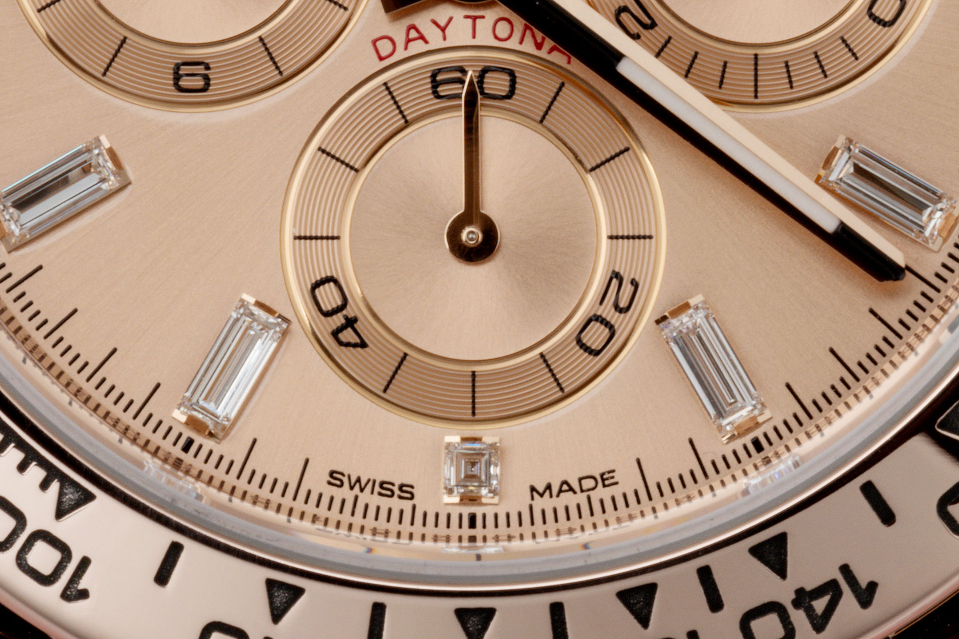 ref 116505 | Baguette Diamond Dial | Rolex Cosmograph Daytona
