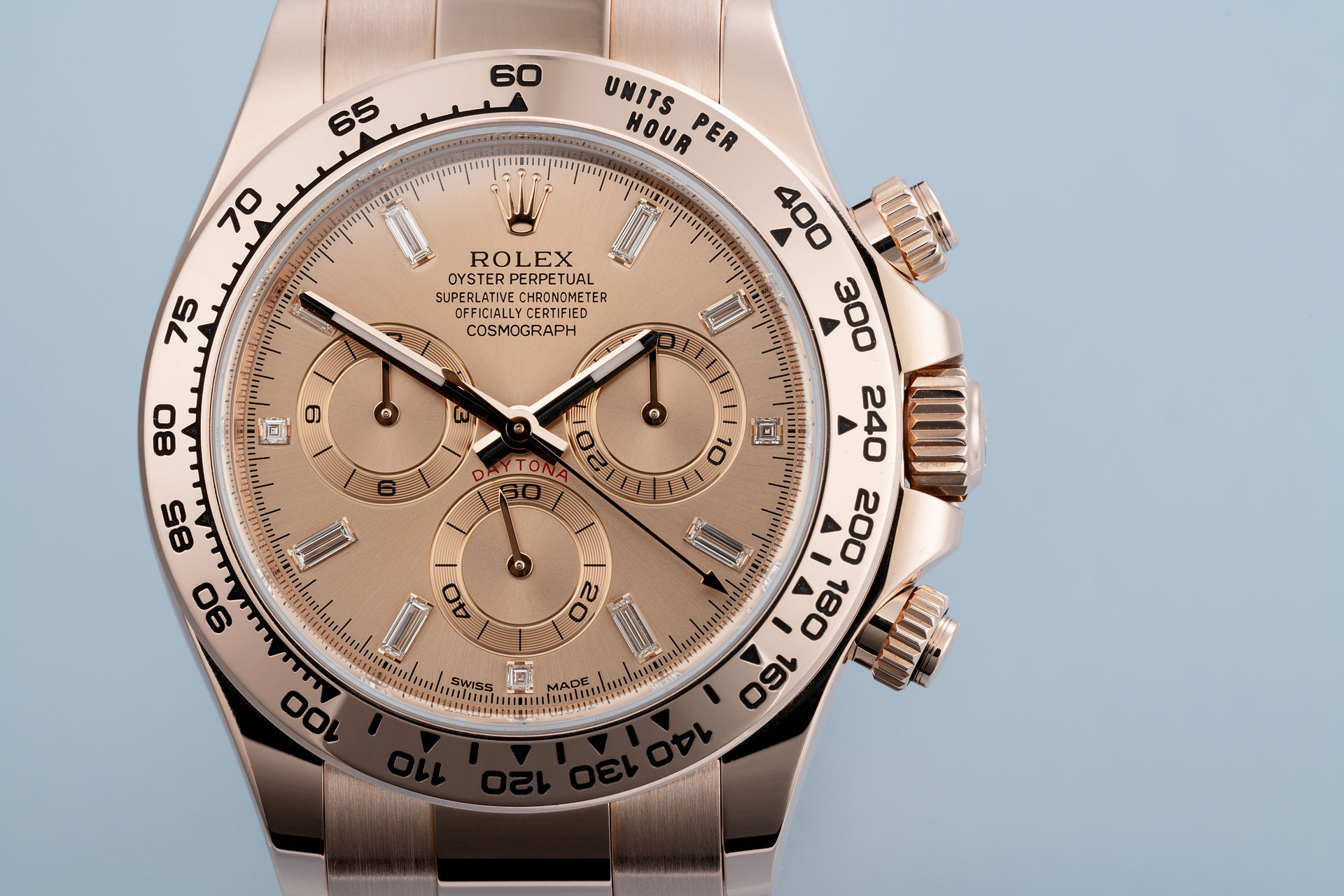 ref 116505 | 'Baguette Diamond Dial' | Rolex Cosmograph Daytona