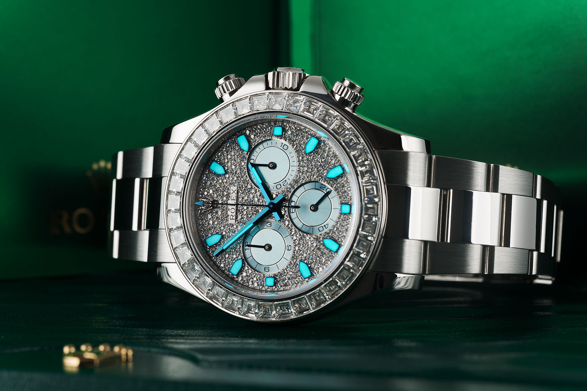 ref 116576TBR | Baguette Diamond 'Full Set' | Rolex Cosmograph Daytona