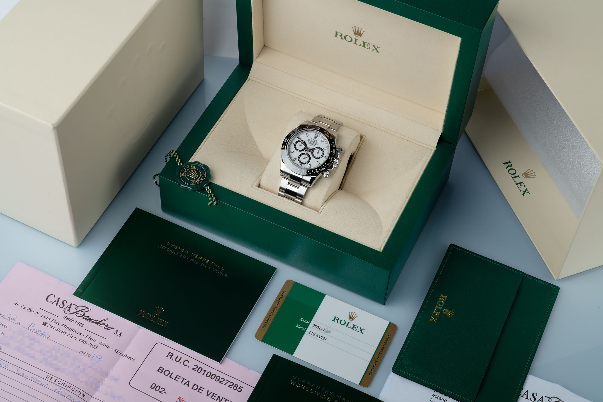 ref 116500LN | Box & Certificate '5 Year Warranty' | Rolex Cosmograph Daytona