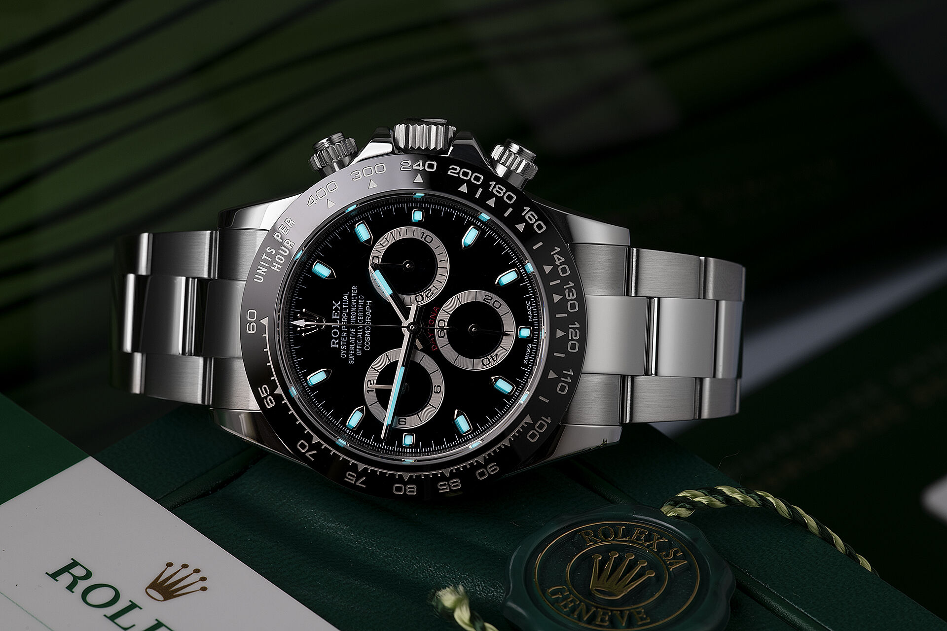 ref 116500LN | Box & Certificate | Rolex Cosmograph Daytona