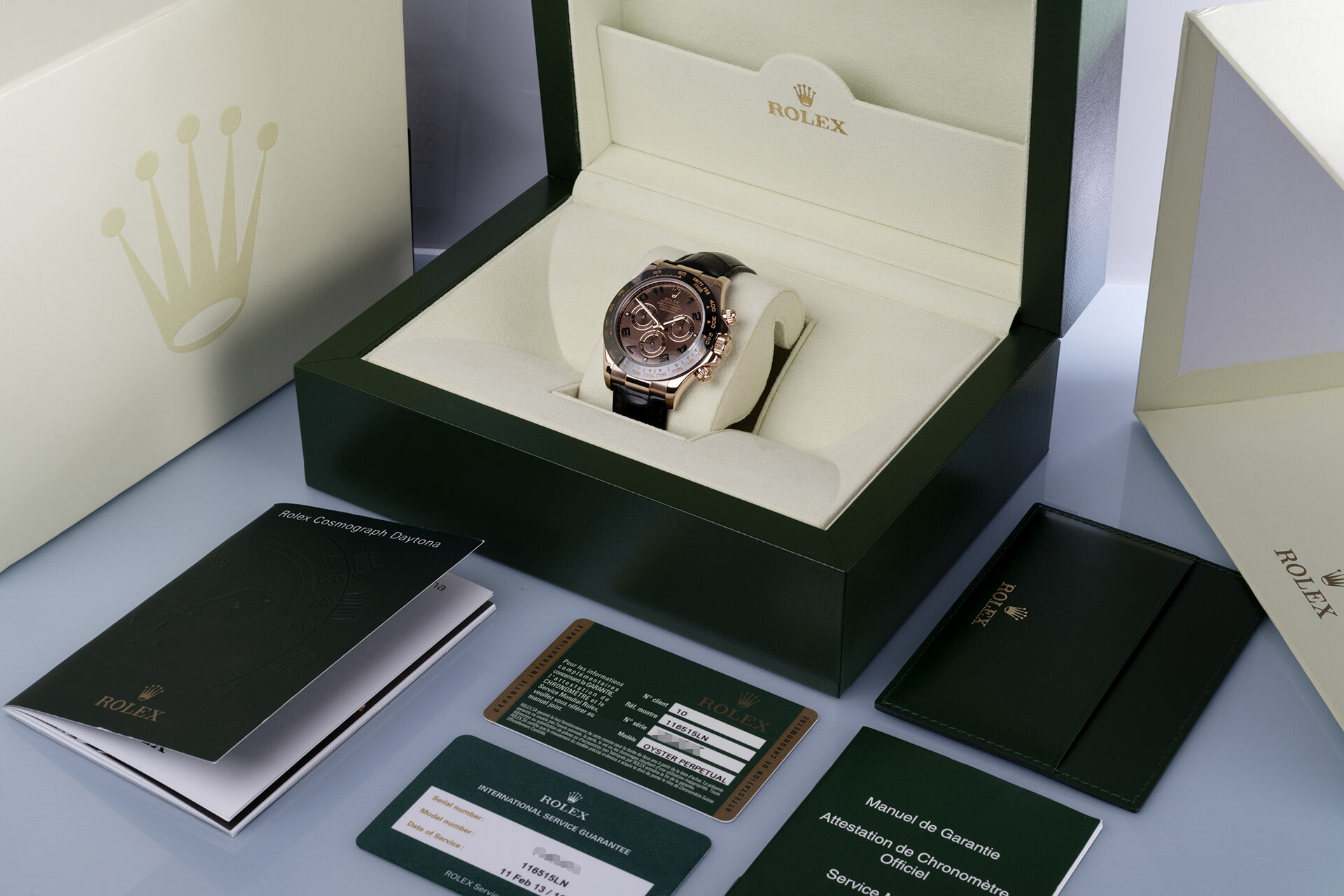 ref 116515LN | Box & Certificate | Rolex Cosmograph Daytona