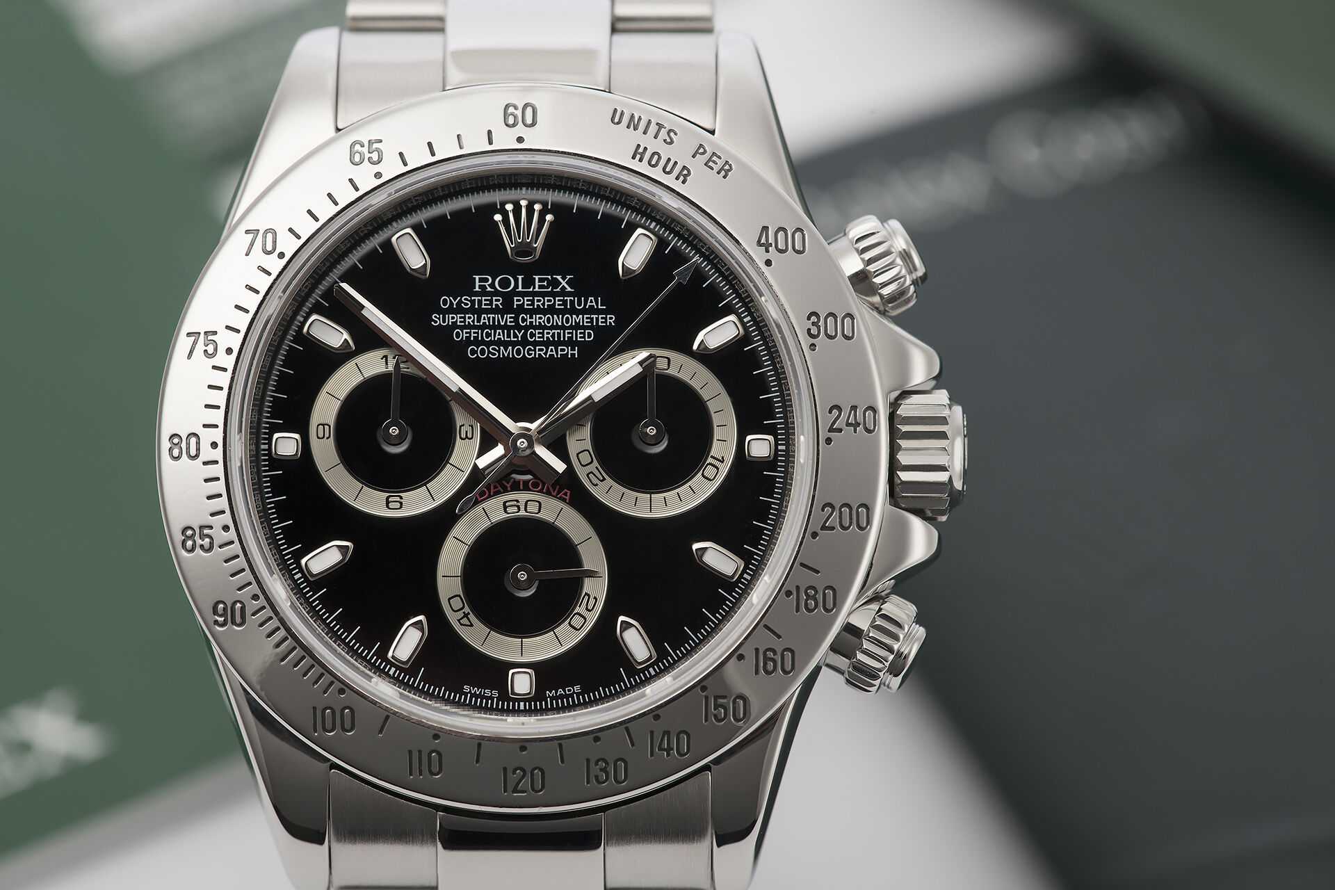 ref 116520 | Box & Certificate | Rolex Cosmograph Daytona