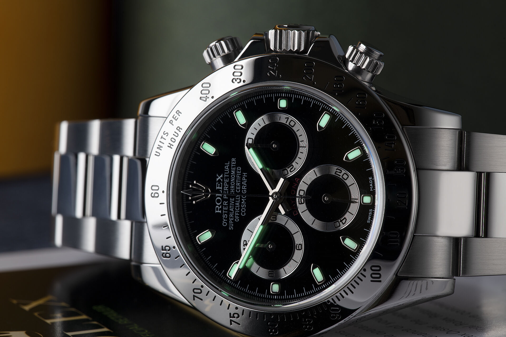 ref 116520 | Box & Certificate | Rolex Cosmograph Daytona