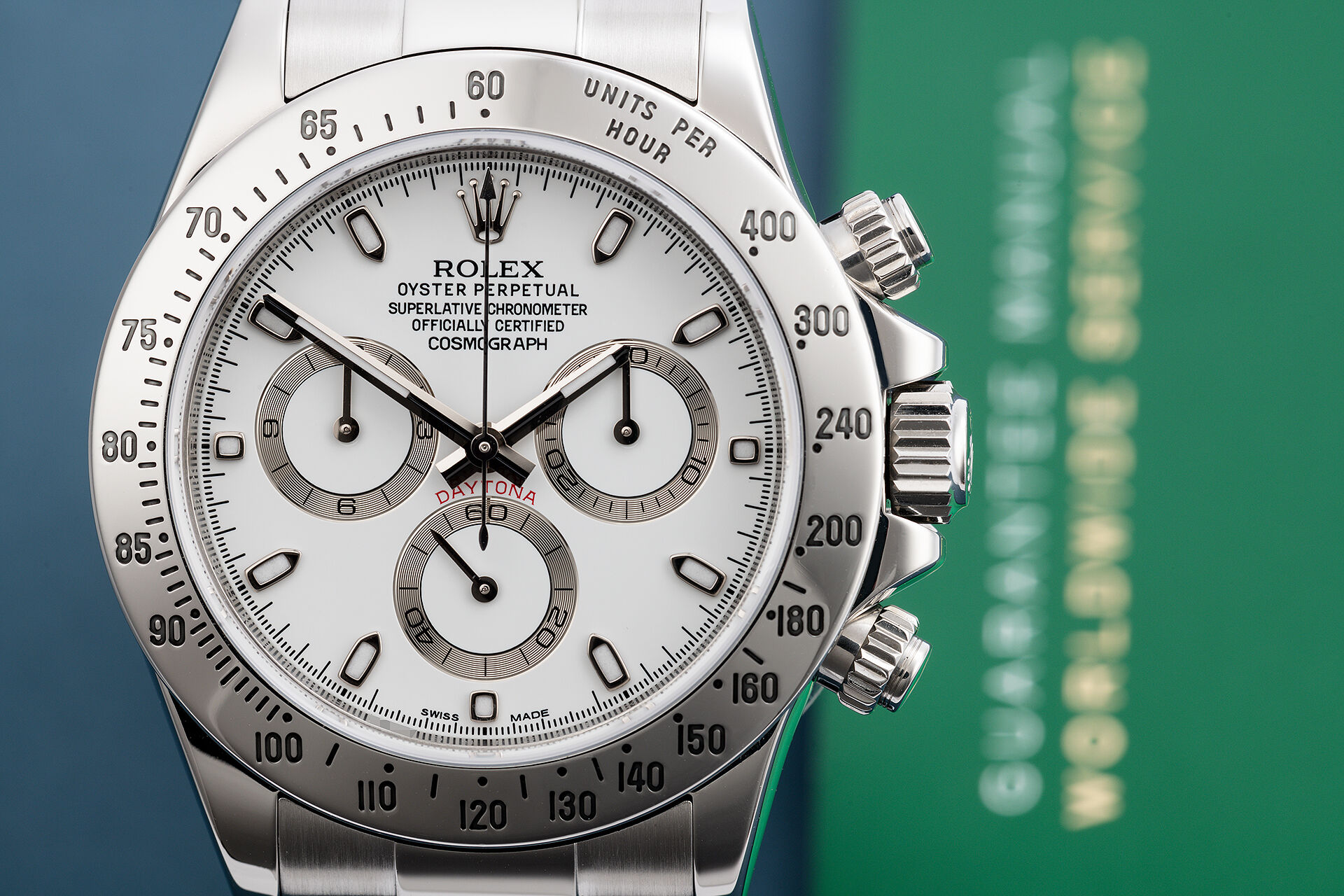 ref 116520 | Box & Certificate | Rolex Cosmograph Daytona