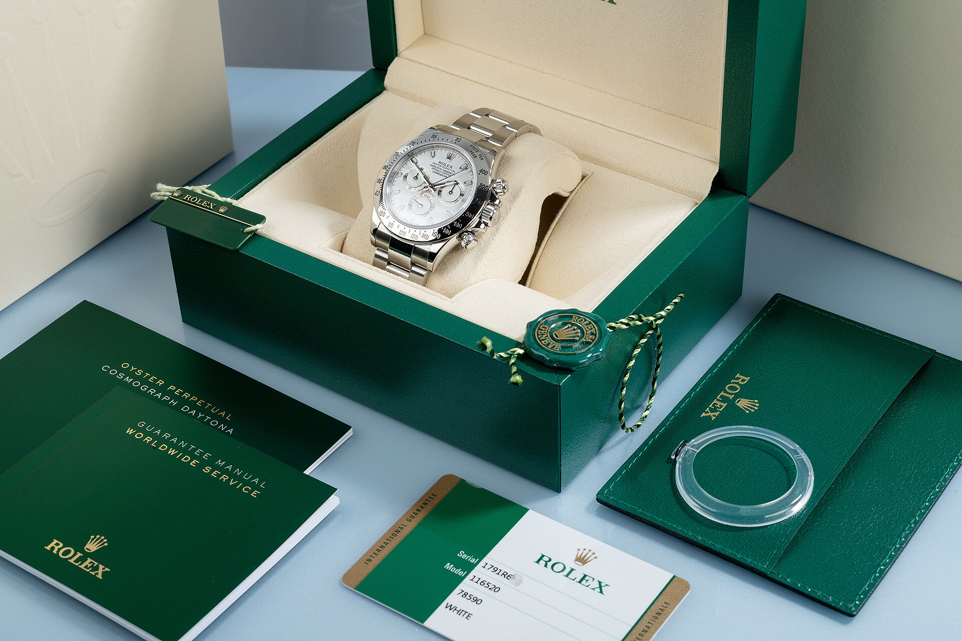 ref 116520 | Box & Certificate | Rolex Cosmograph Daytona