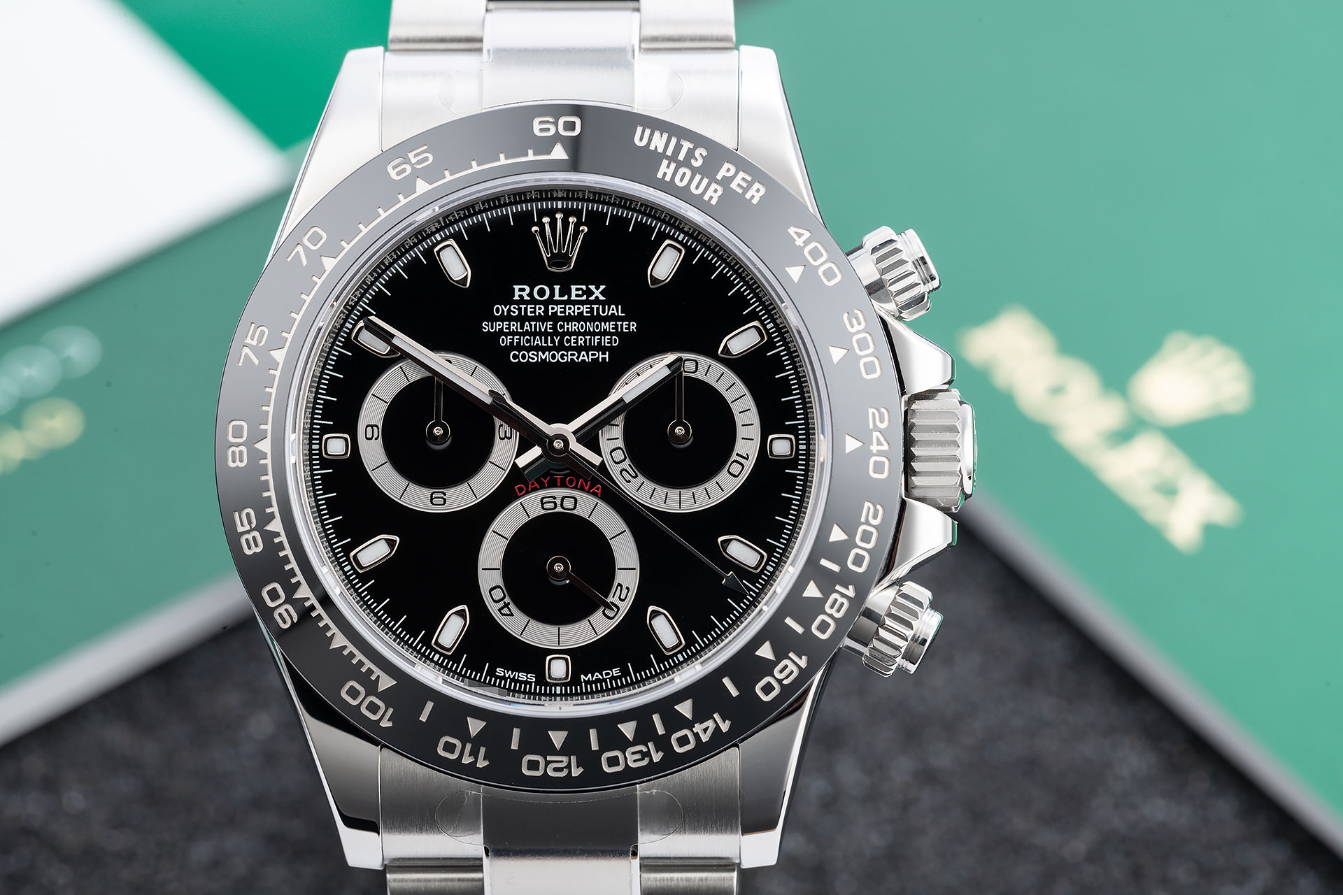 ref 116500LN | Box & Certificate | Rolex Cosmograph Daytona