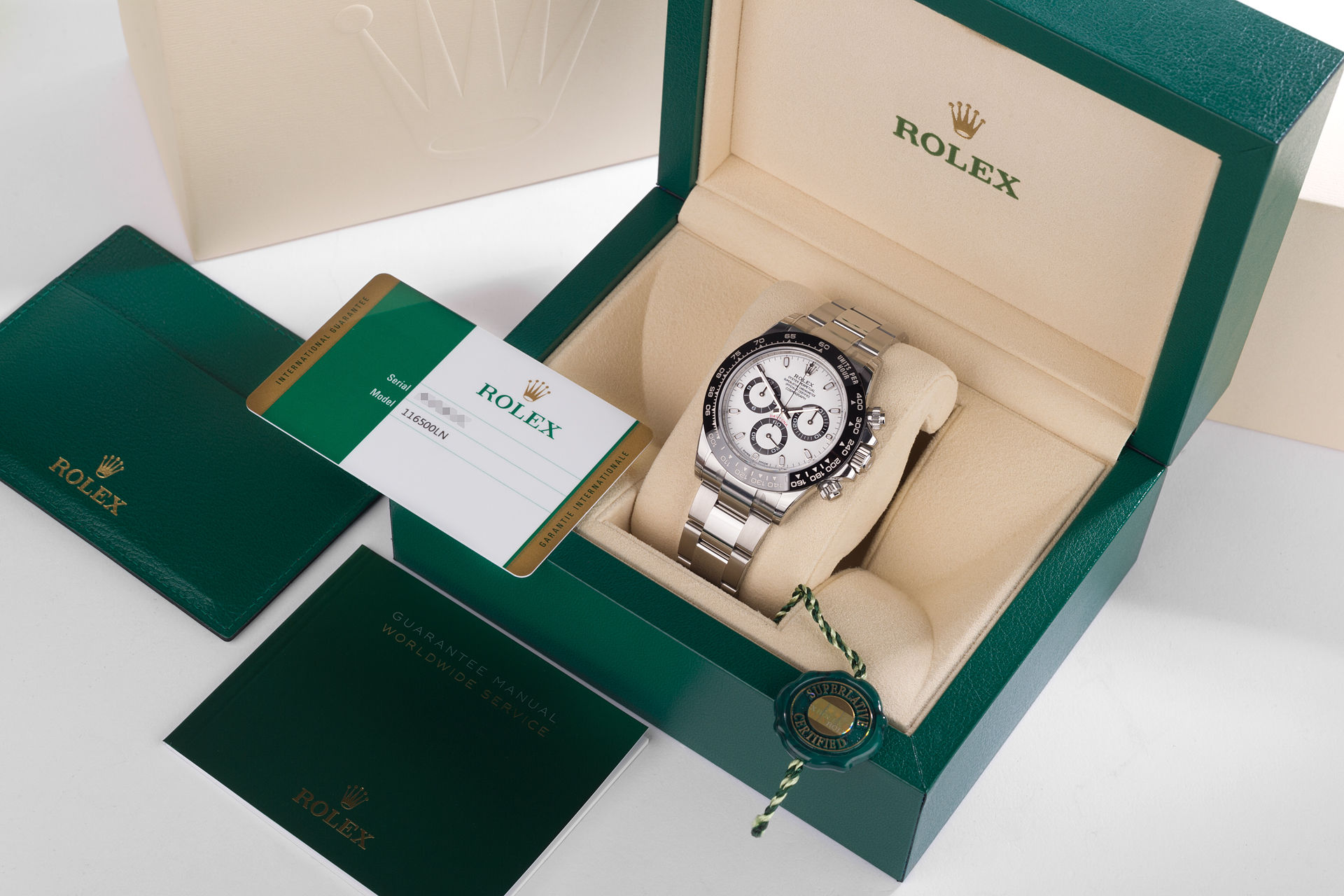 ref 116500LN | Brand New 'Fully Stickered' | Rolex Cosmograph Daytona