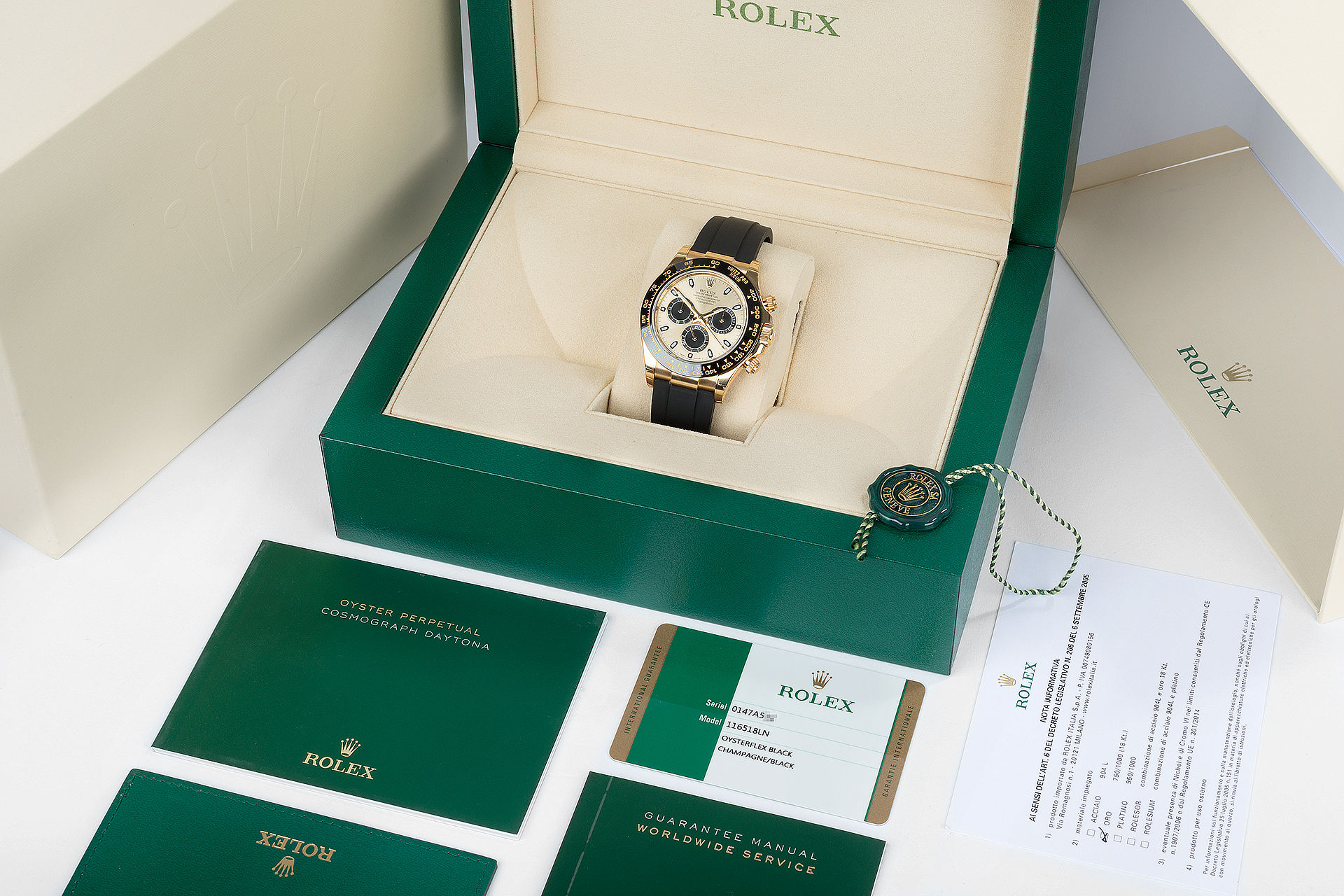 ref 116518LN | Brand New 5 Year Rolex Warranty | Rolex Cosmograph Daytona