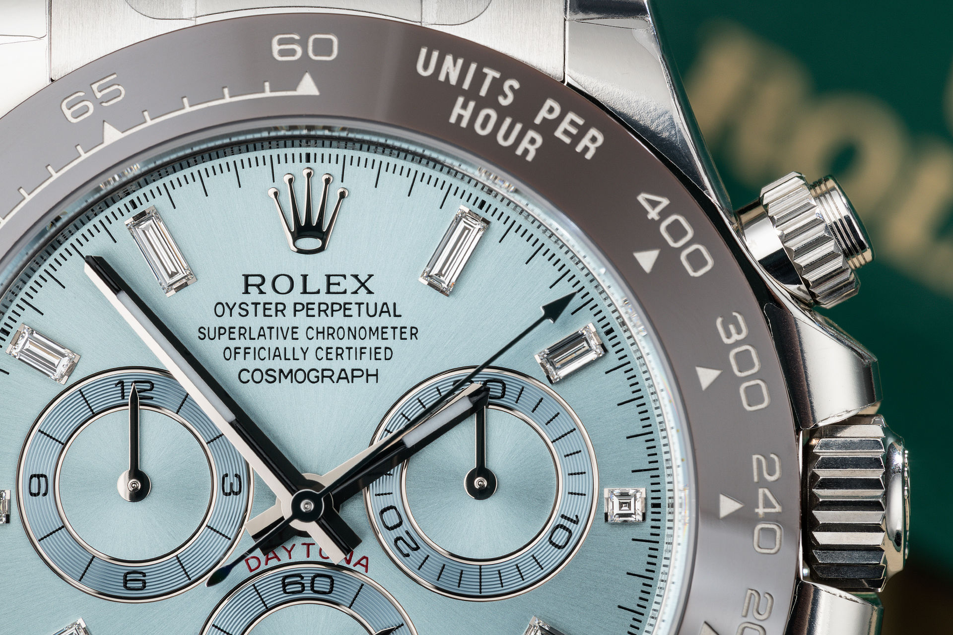 rolex 116506 cosmograph daytona platinum with ice blue dial
