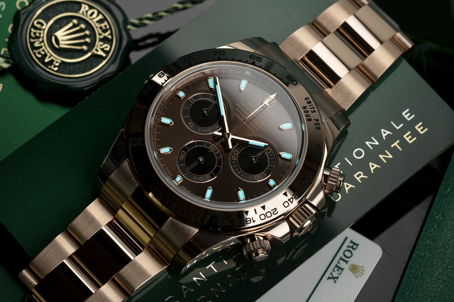 ref 116505 | Everose 'Chocolate & Black' | Rolex Cosmograph Daytona