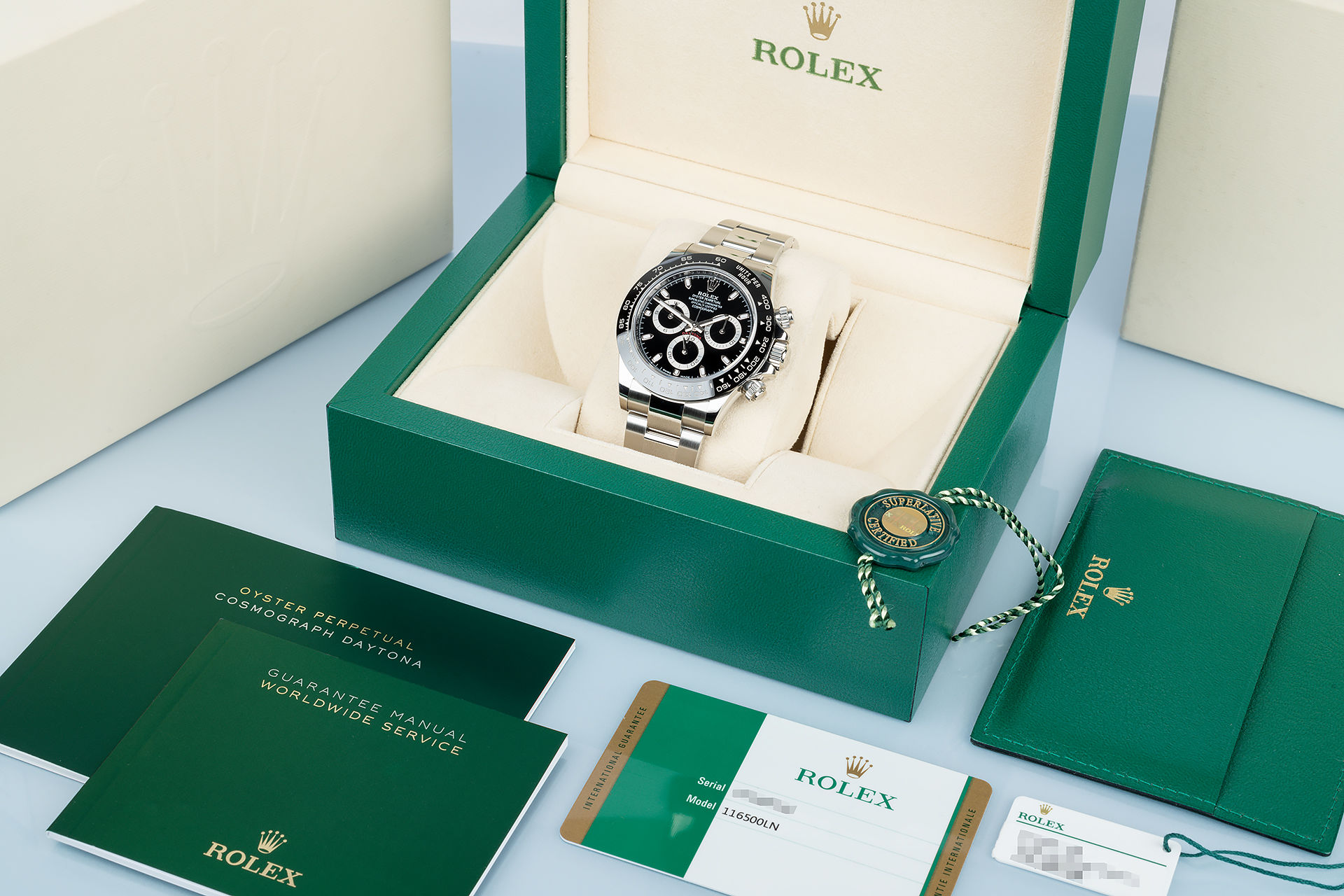 ref 116500LN | Cerachrom Bezel '5 Year Warranty' | Rolex Cosmograph Daytona