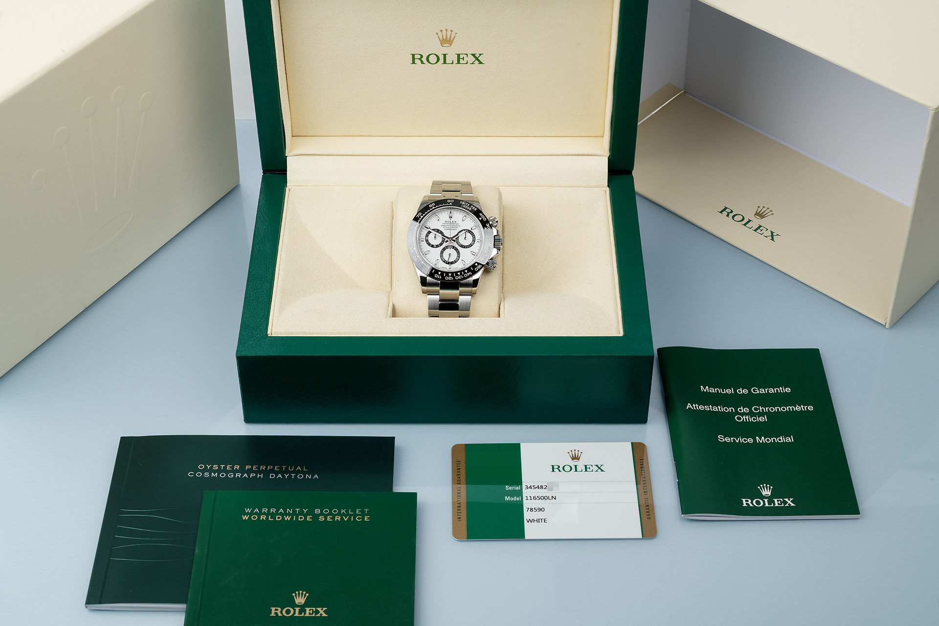 ref 116500LN | Cerachrom 'Complete Set' | Rolex Cosmograph Daytona