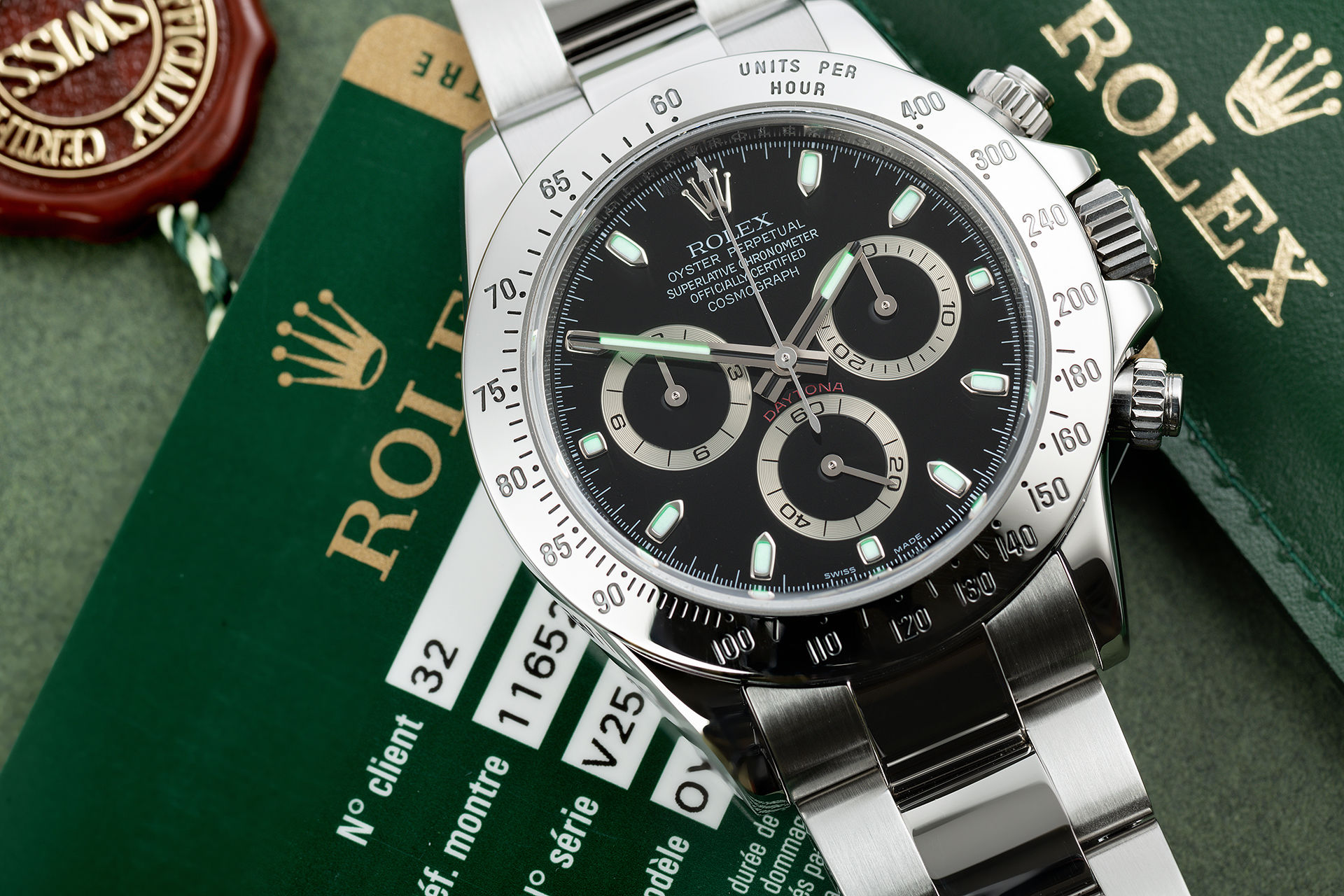 ref 116520 | Complete Set 'Discontinued Model' | Rolex Cosmograph Daytona