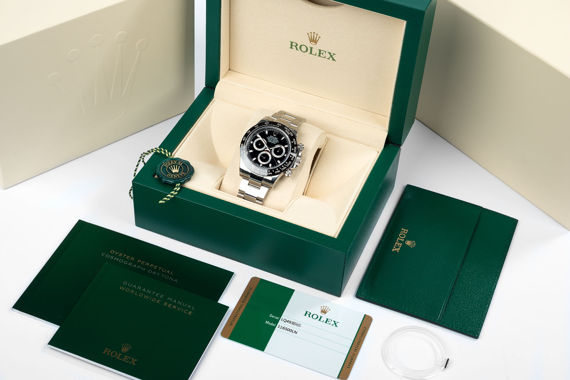 ref 116500LN | “Fully stickered”  | Rolex Cosmograph Daytona