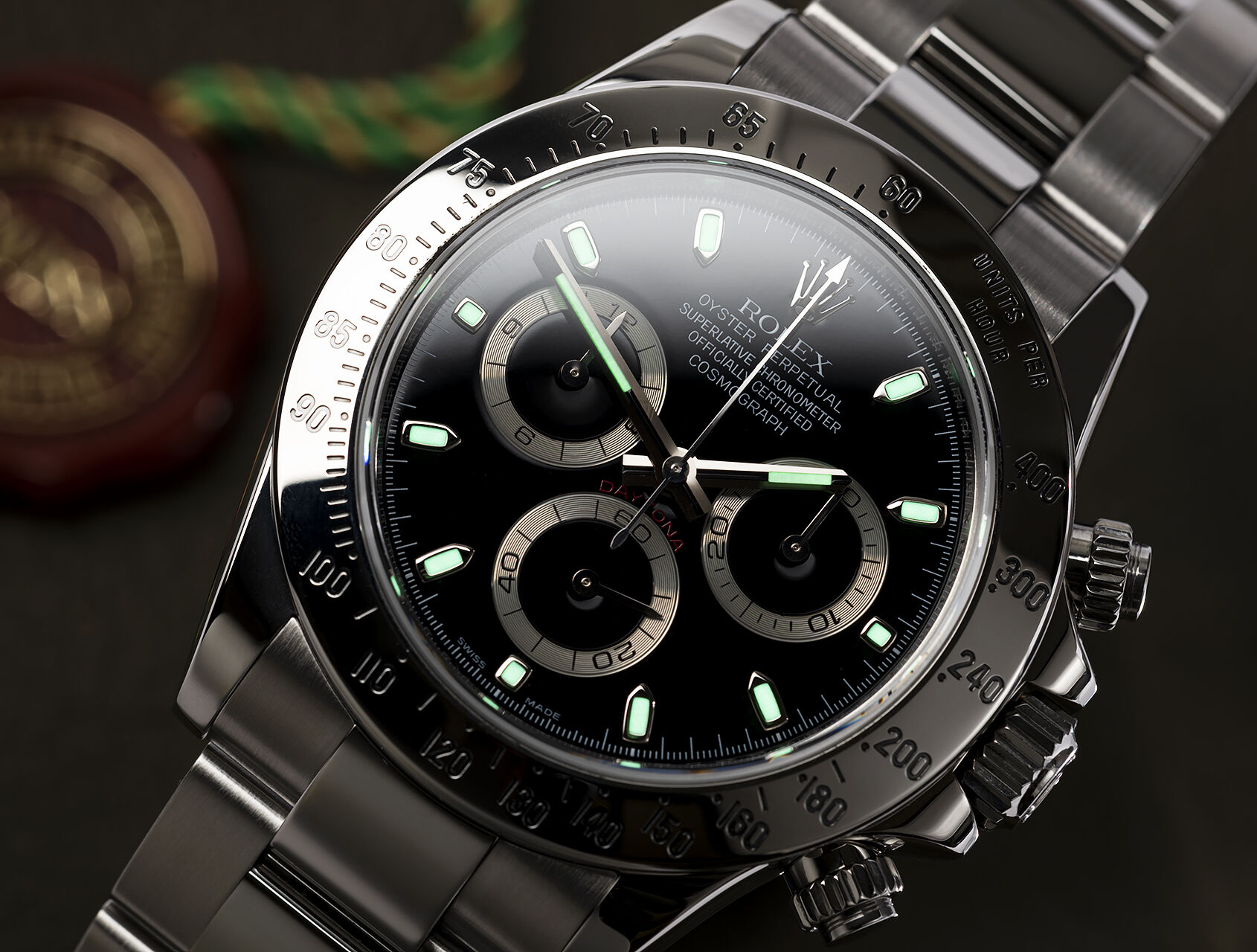 ref 116520 | 116520 - Box & Certificate | Rolex Cosmograph Daytona