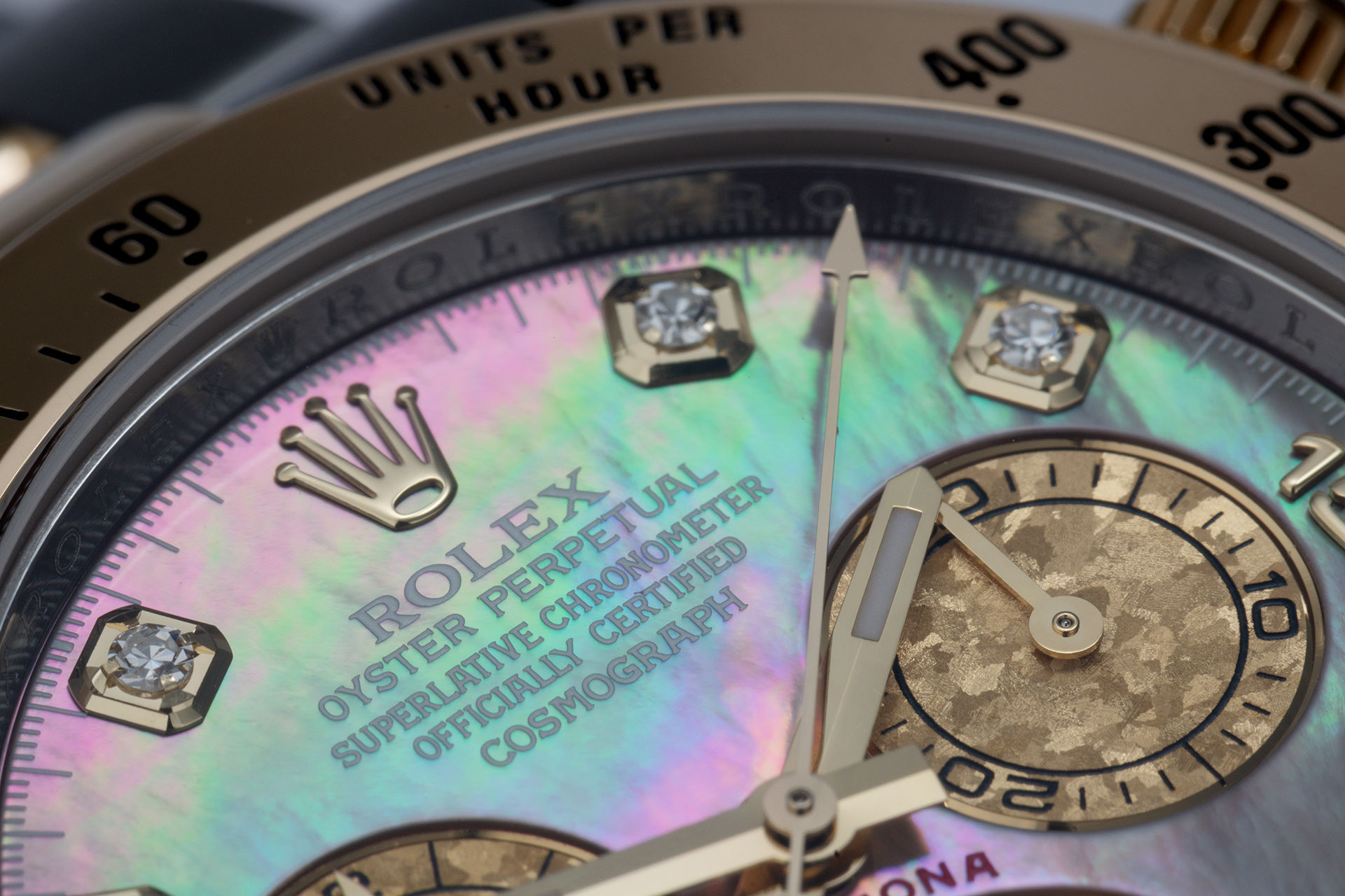 ref 116523 | 'Mother of Pearl & Crystal Dial' | Rolex Cosmograph Daytona