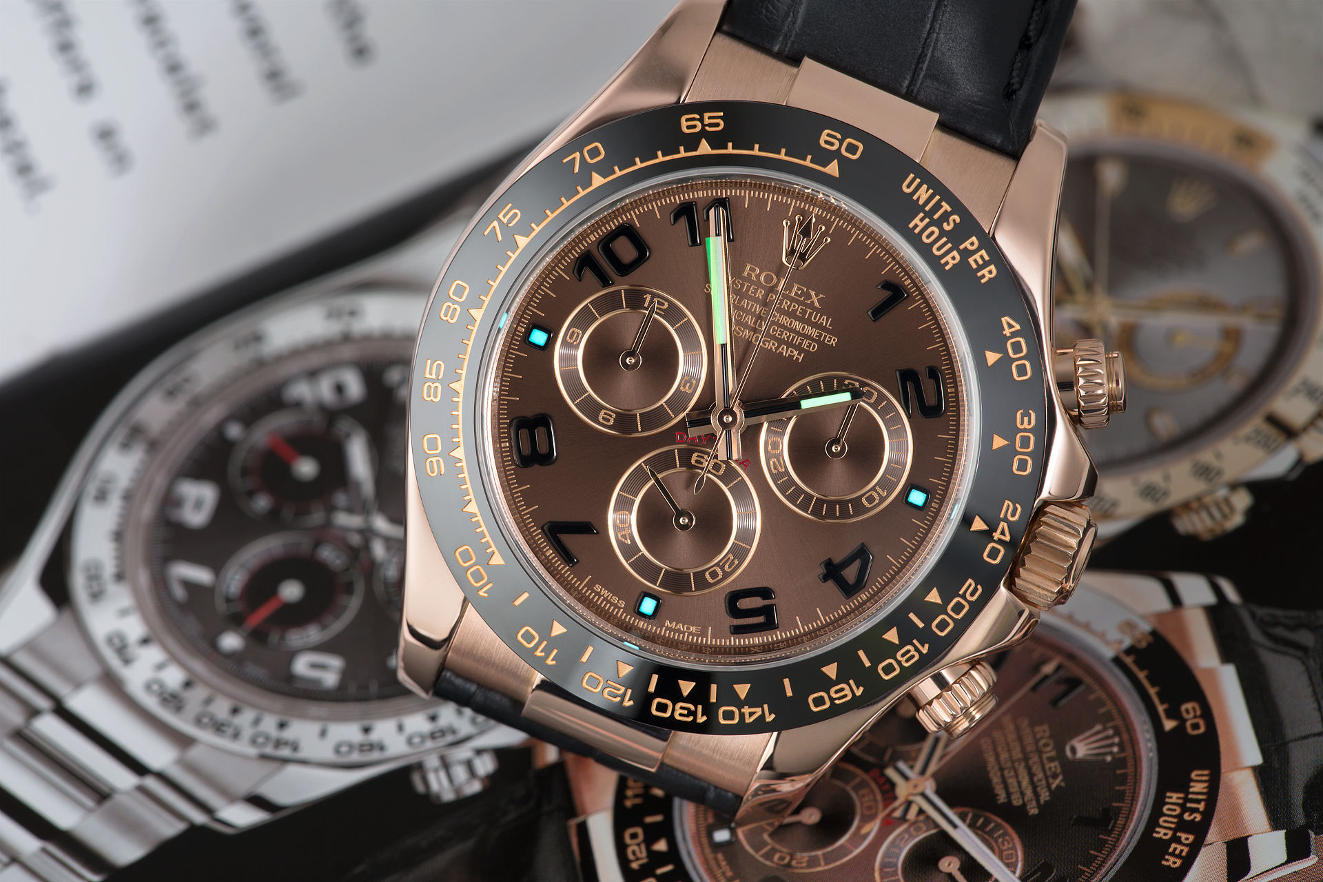 ref 116515LN | Everose 'Cerachrom' Full Set | Rolex Cosmograph Daytona