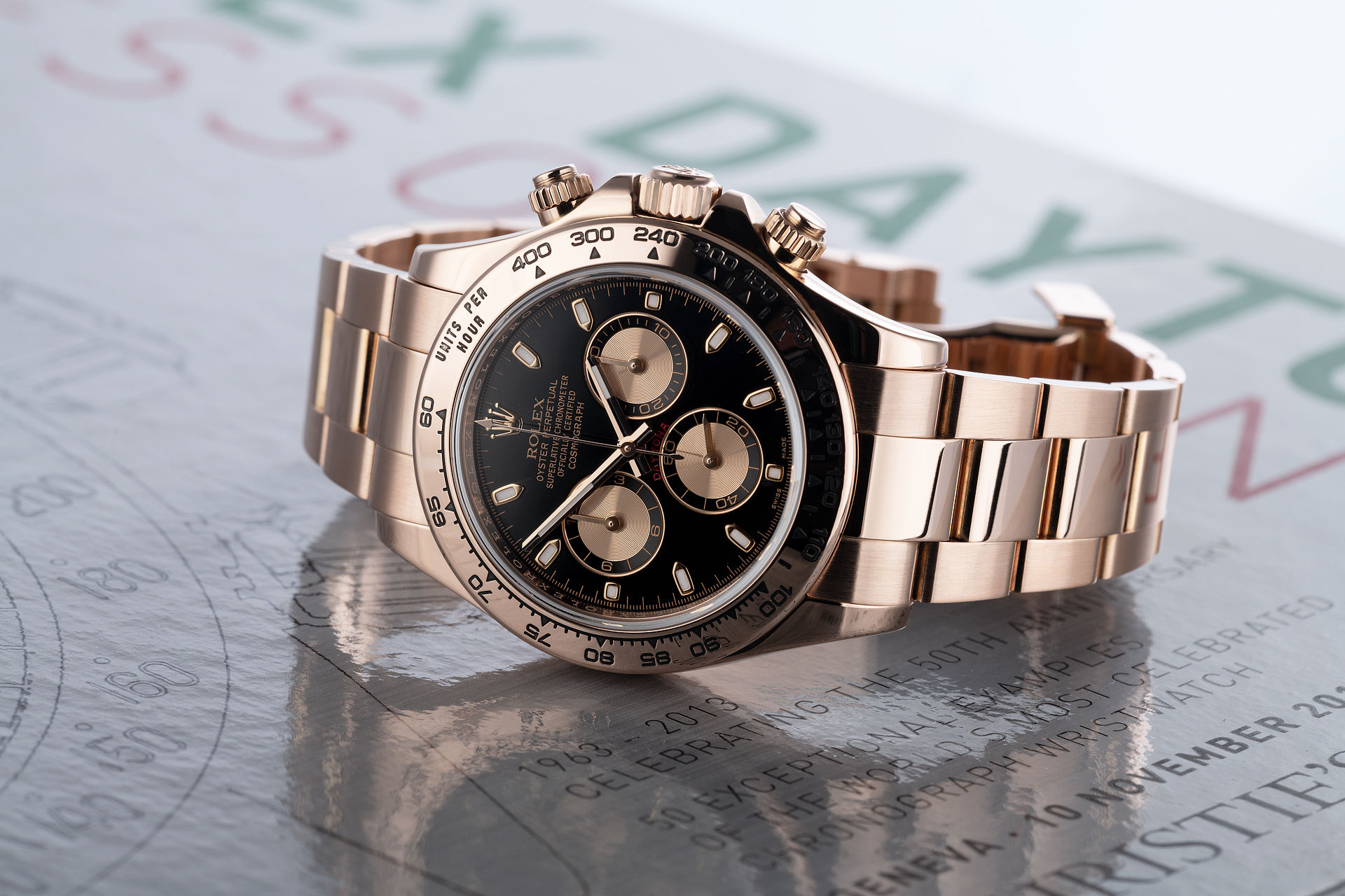 ref 116505 | Everose Gold Box & Papers | Rolex Cosmograph Daytona