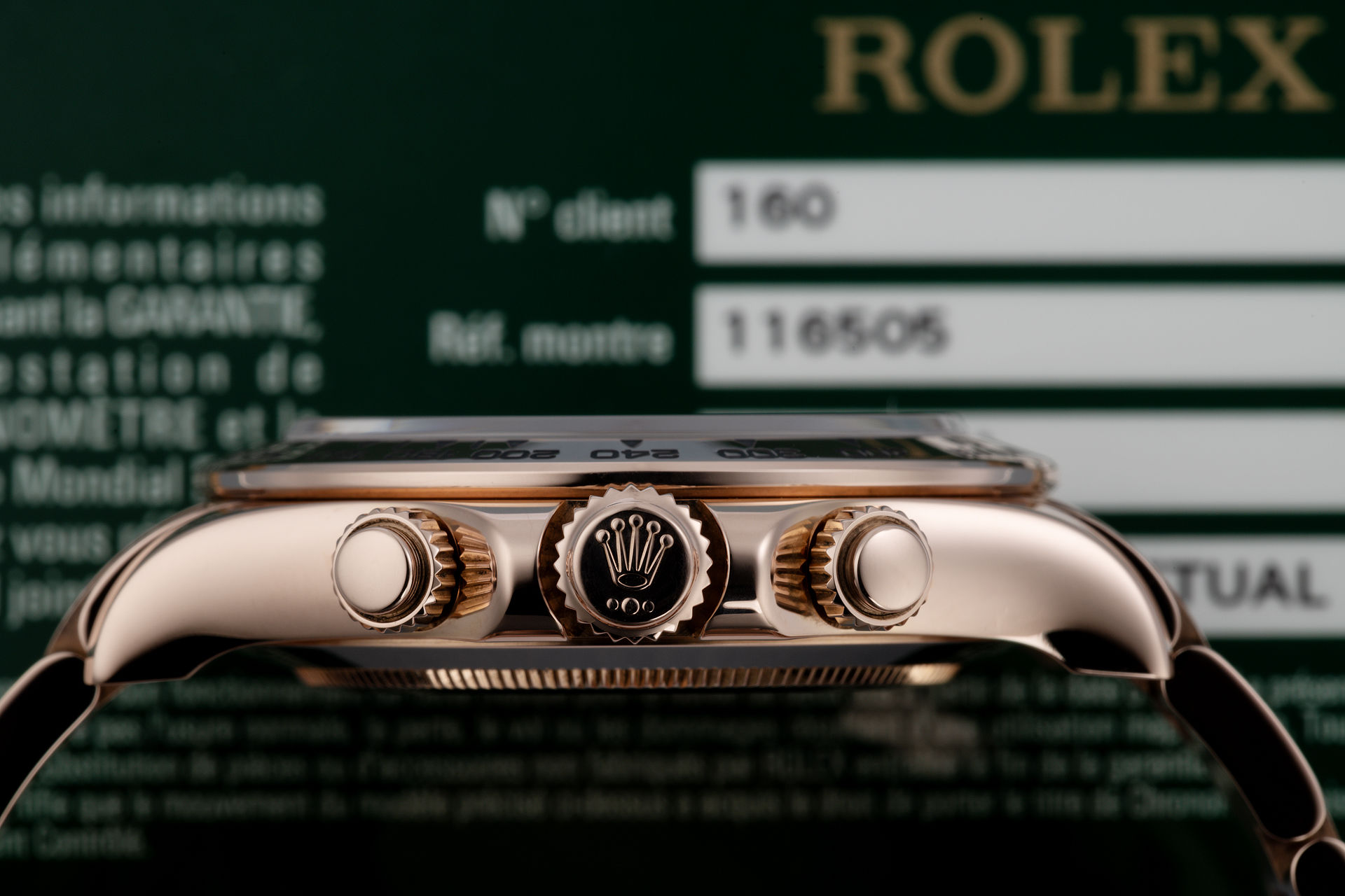 ref 116505 | Full Set '18ct Rose Gold' | Rolex Cosmograph Daytona