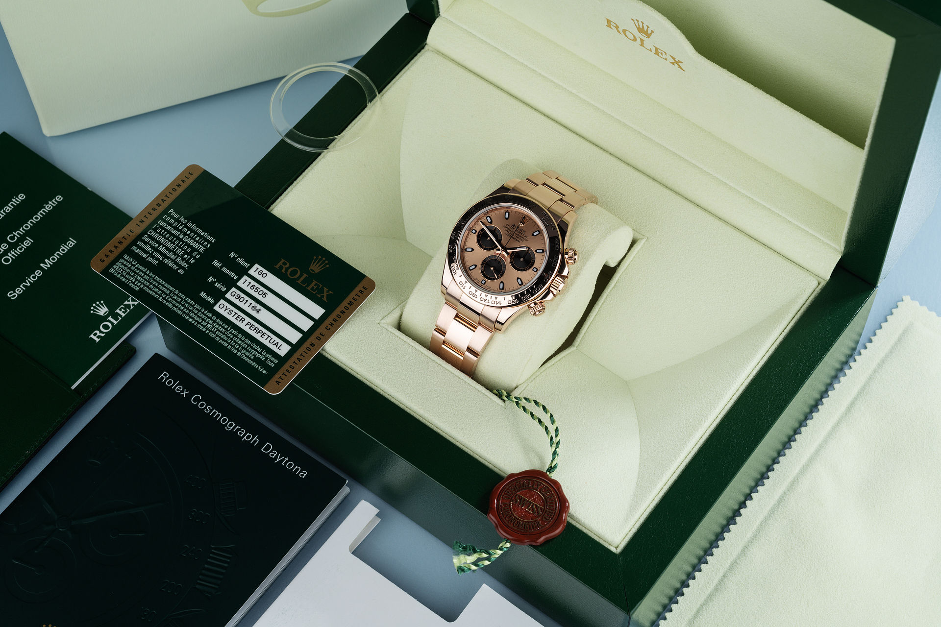 ref 116505 | Full Set '18ct Rose Gold' | Rolex Cosmograph Daytona