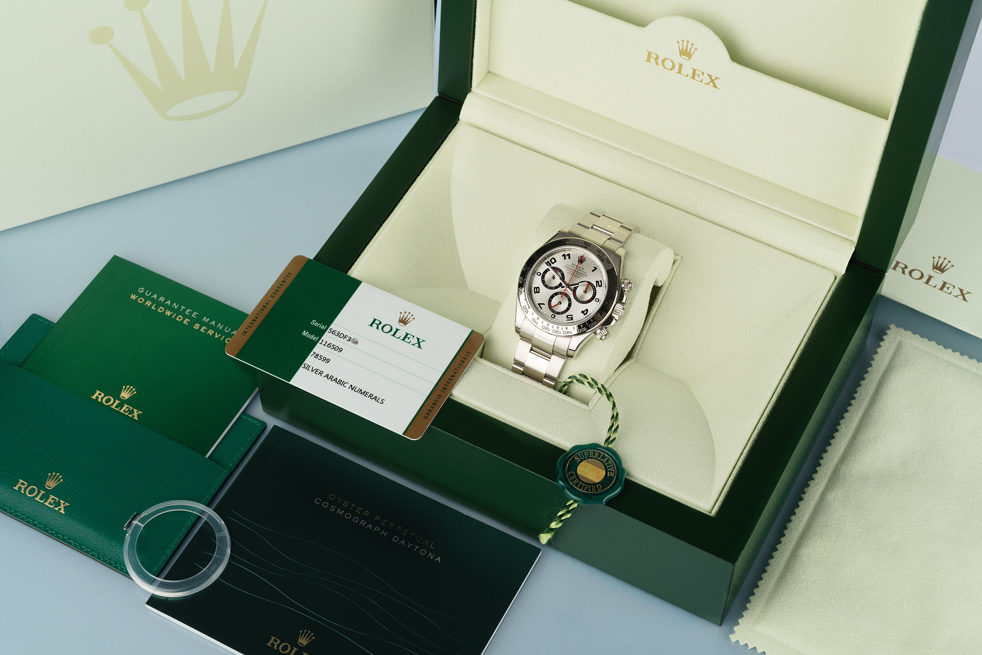 ref 116509 | Full Set 'Racing Dial' | Rolex Cosmograph Daytona