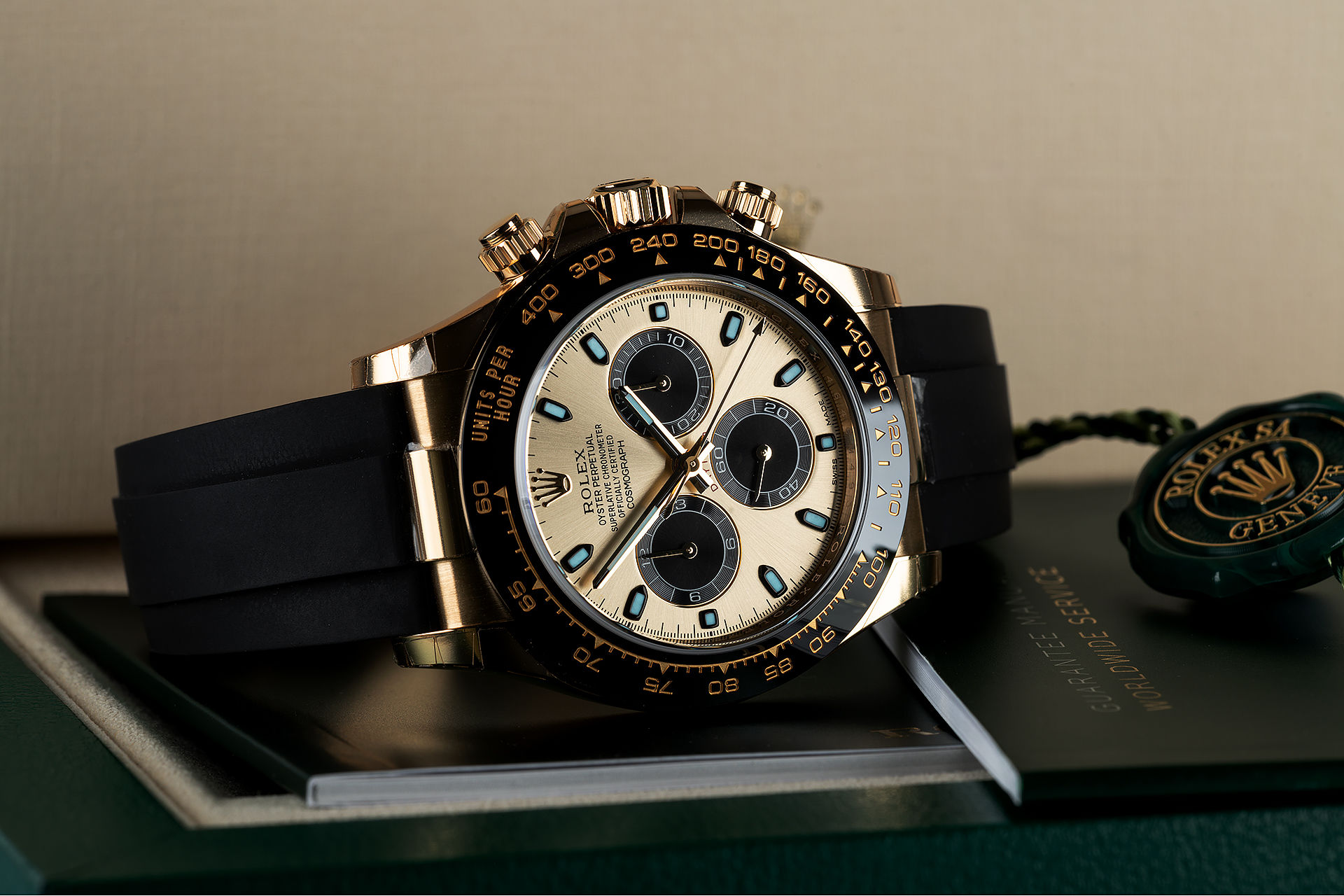 ref 116518LN | 'Fully Stickered' Limoncello | Rolex Cosmograph Daytona