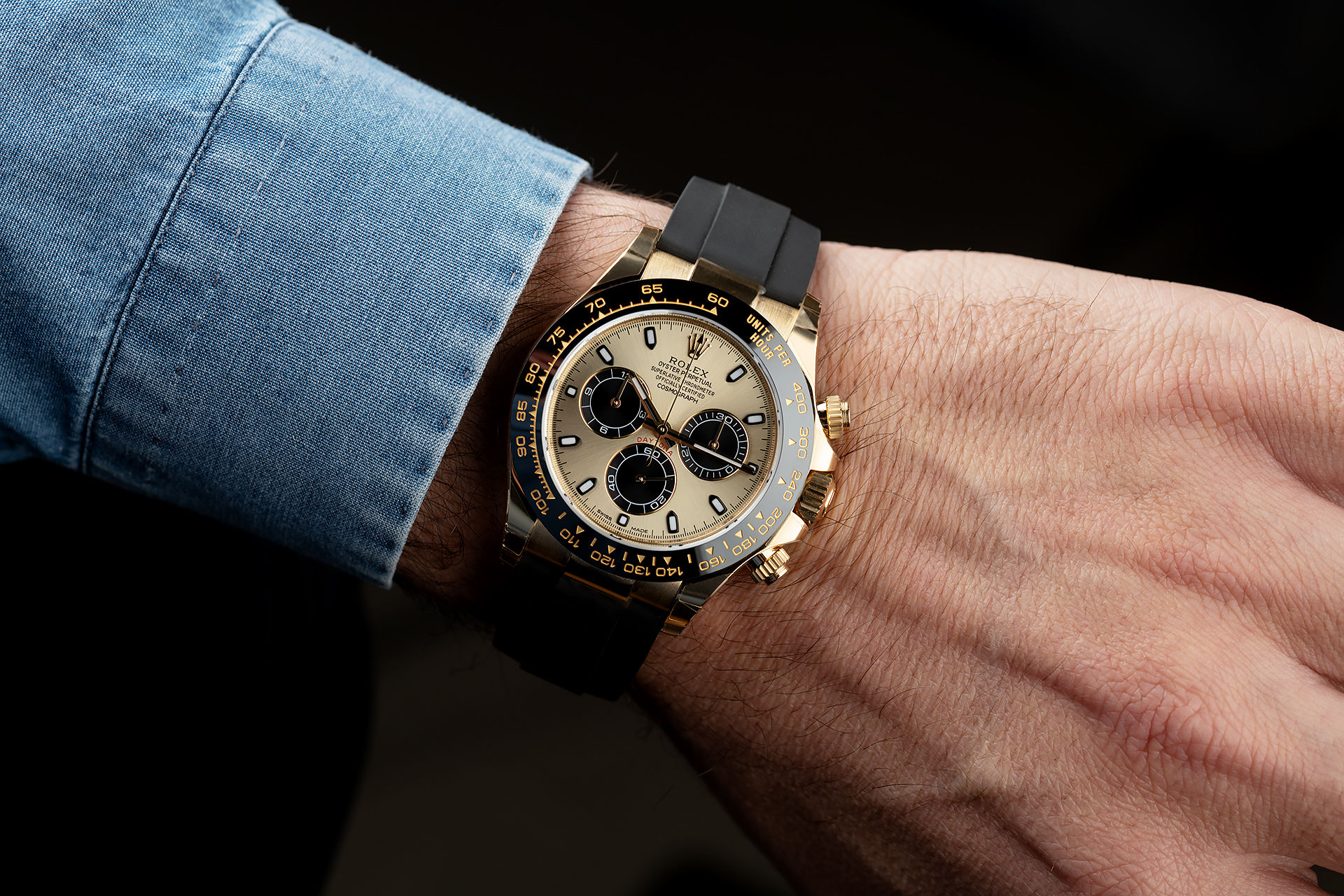 ref 116518LN | 'Fully Stickered' Limoncello | Rolex Cosmograph Daytona