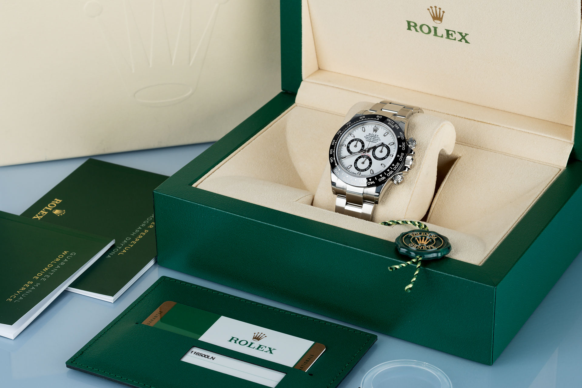 ref 116500LN | Fully Stickered | Rolex Cosmograph Daytona