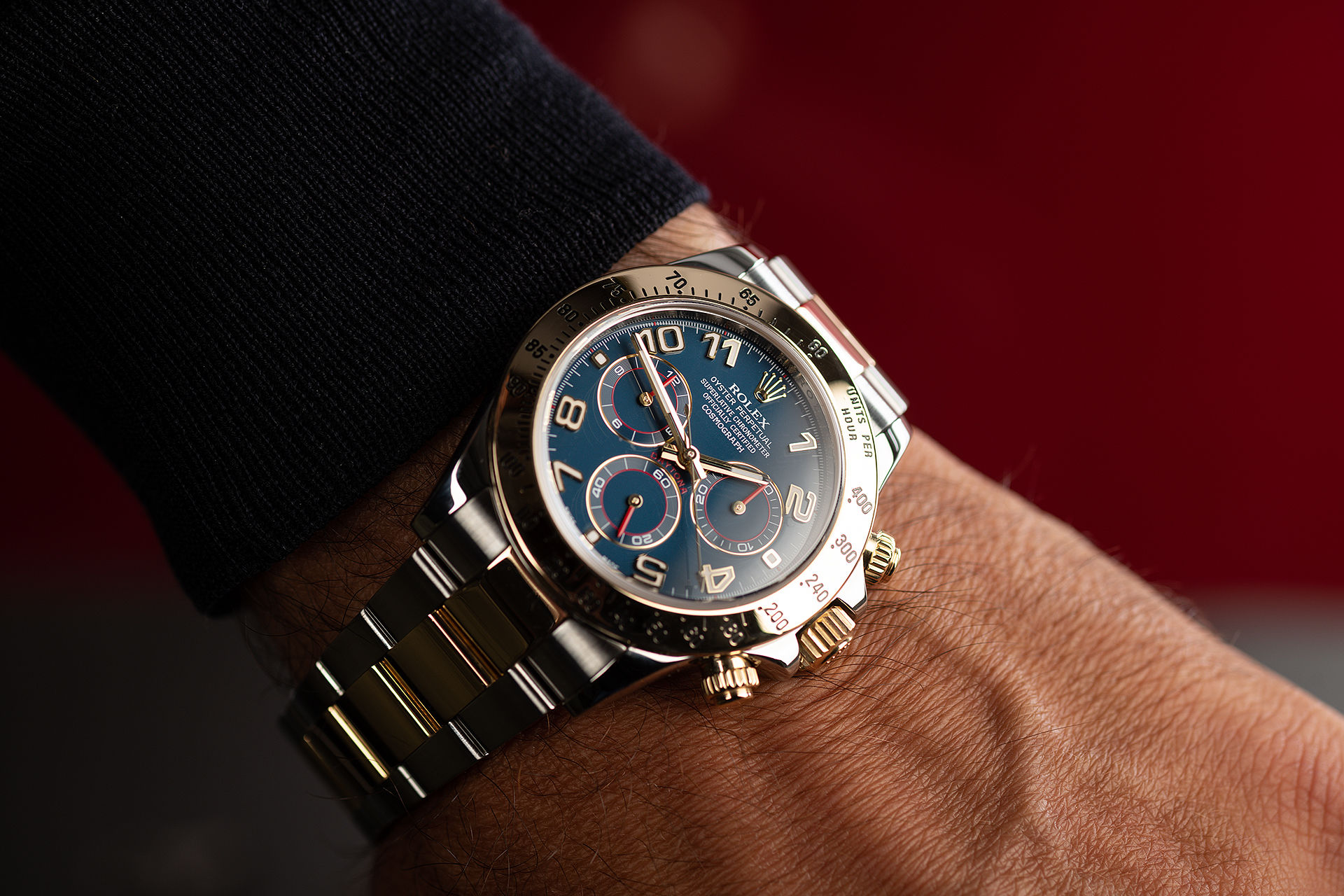 ref 116523 | Gold & Steel  | Rolex Cosmograph Daytona