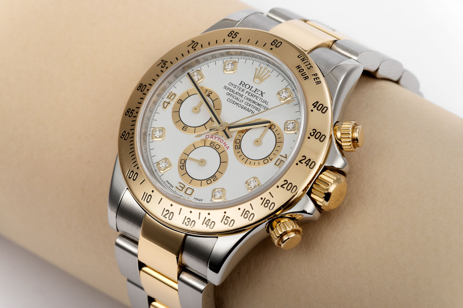 ref 116523 | 'Gold & Steel' Rolex Calibre | Rolex Cosmograph Daytona