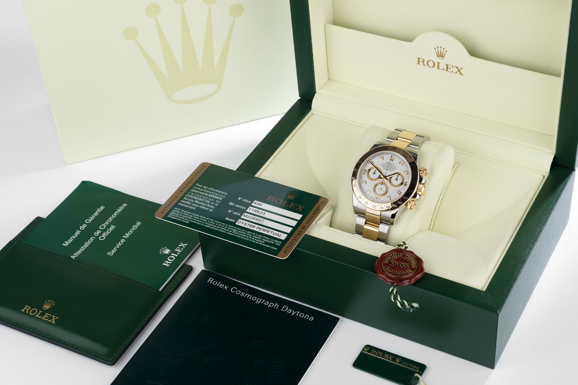 ref 116523 | 'Gold & Steel' Rolex Calibre | Rolex Cosmograph Daytona