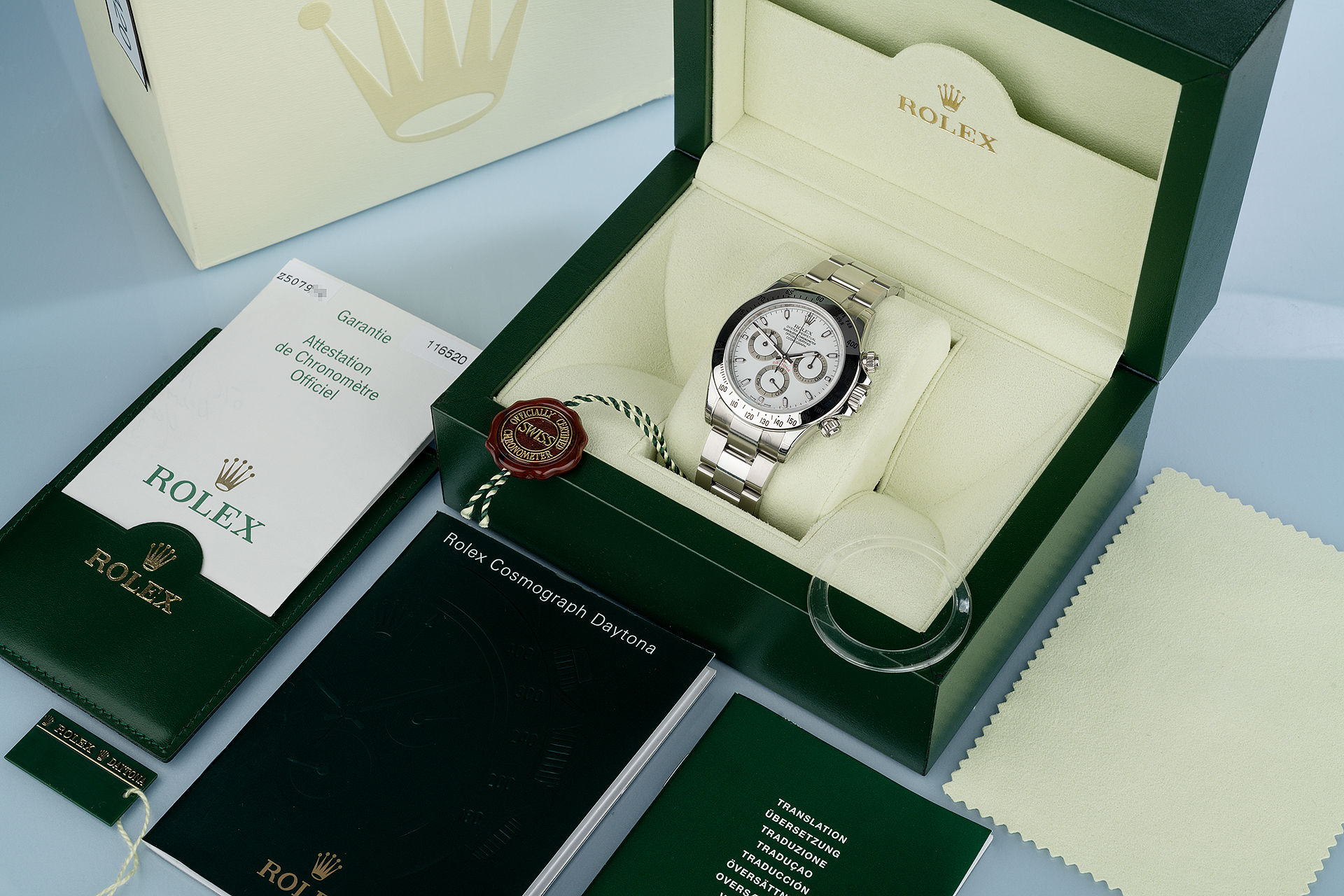 ref 116520 | 'Double Stickered' Investment Set | Rolex Cosmograph Daytona