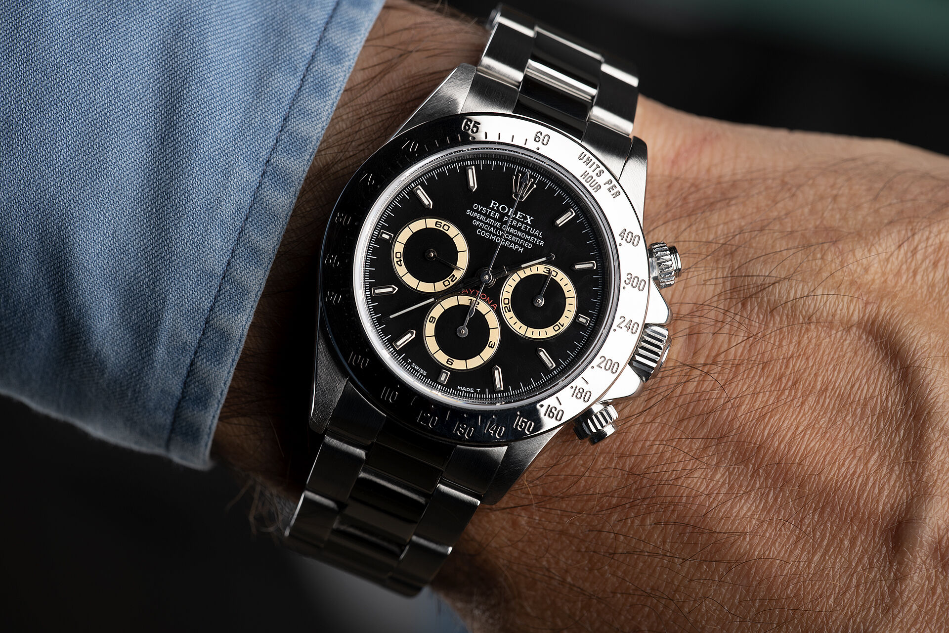 ref 16520 | Light Brown 'Final Tritium' | Rolex Cosmograph Daytona