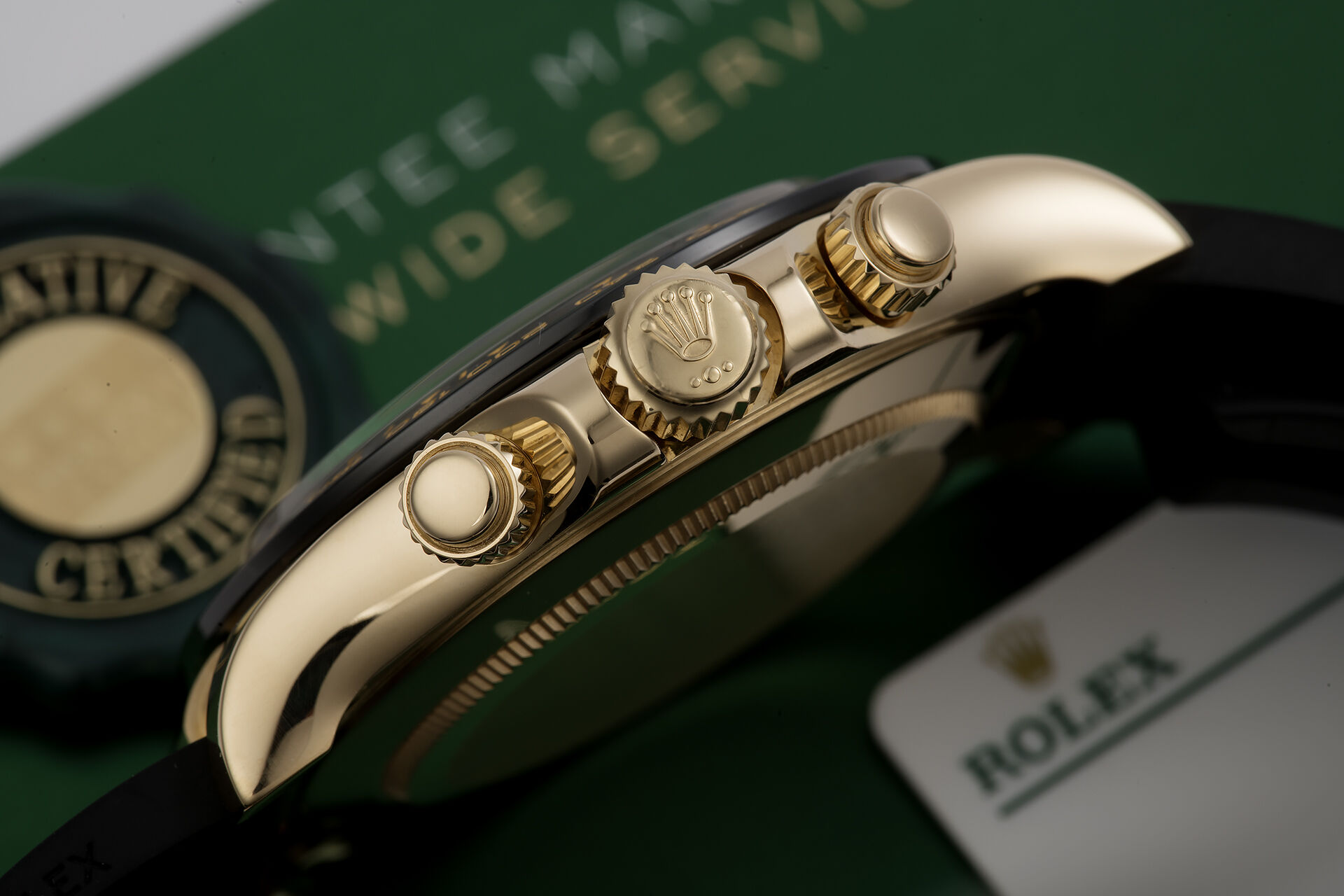 ref 116518LN | 'Yellow Gold' Cerachrom Bezel | Rolex Cosmograph Daytona