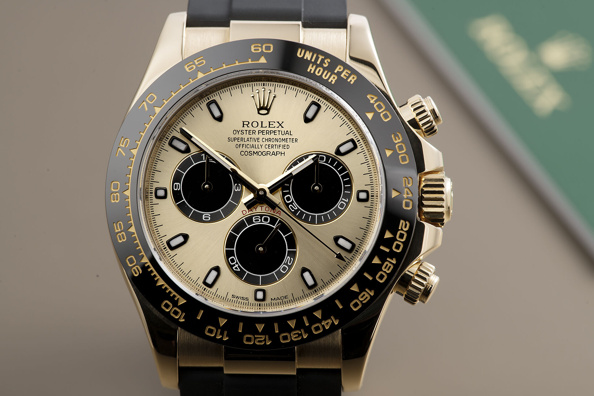 ref 116518LN | 'Yellow Gold' Cerachrom Bezel | Rolex Cosmograph Daytona