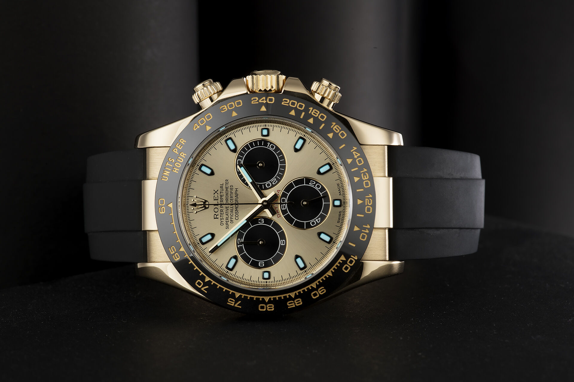 ref 116518LN | 'Yellow Gold' Cerachrom Bezel | Rolex Cosmograph Daytona