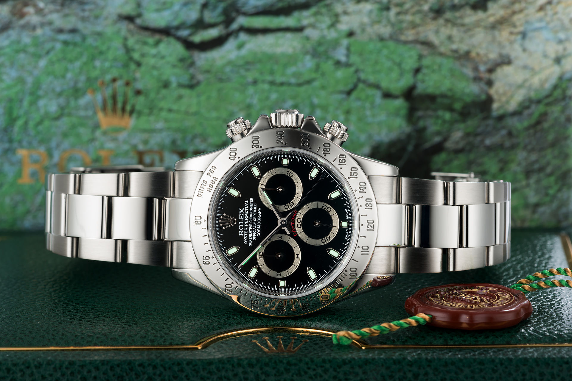 ref 116520 | Box & Certificate 'Early Model' | Rolex Cosmograph Daytona